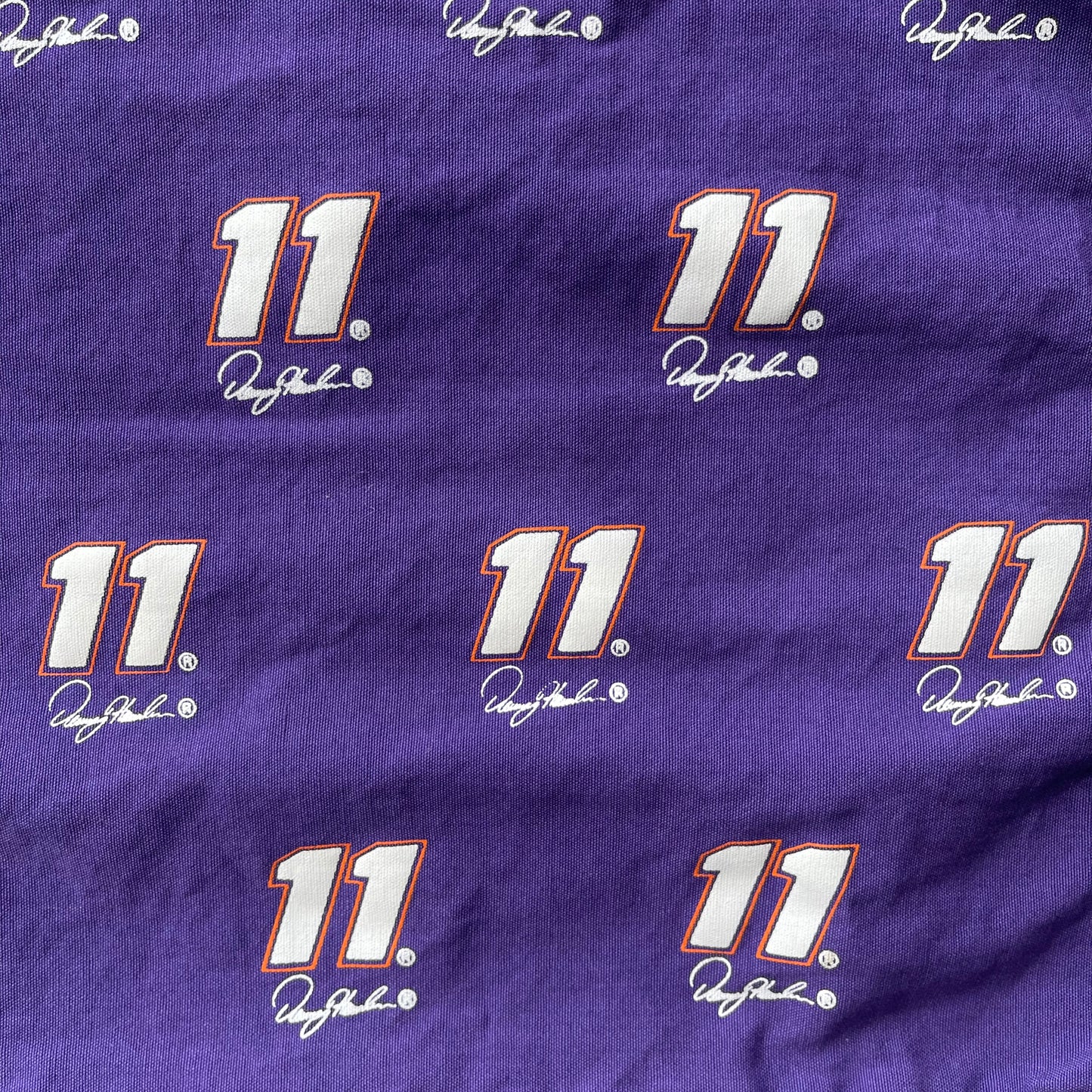(OS) Nascar Reversible Black/Purple Tote Bag