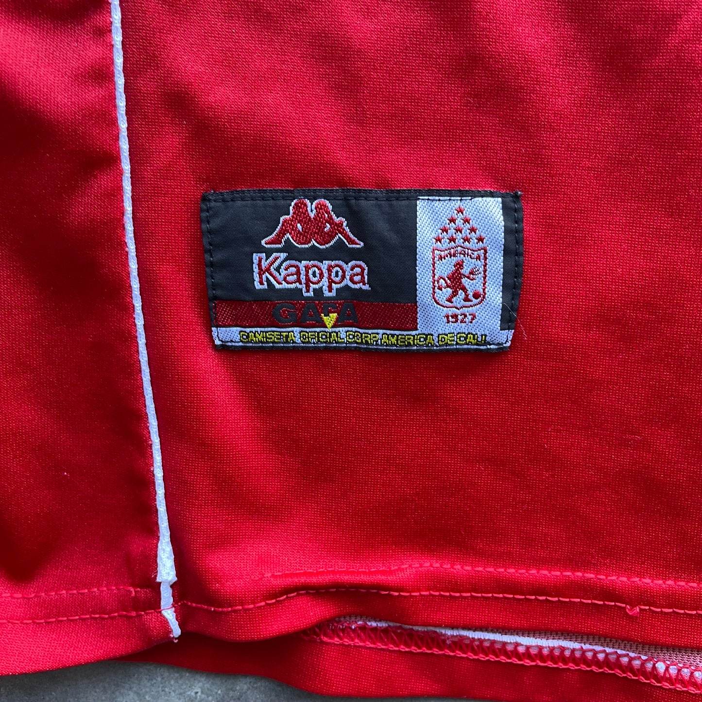 (L) 2001 América De Cali Kappa Home Soccer Jersey Player Number 10