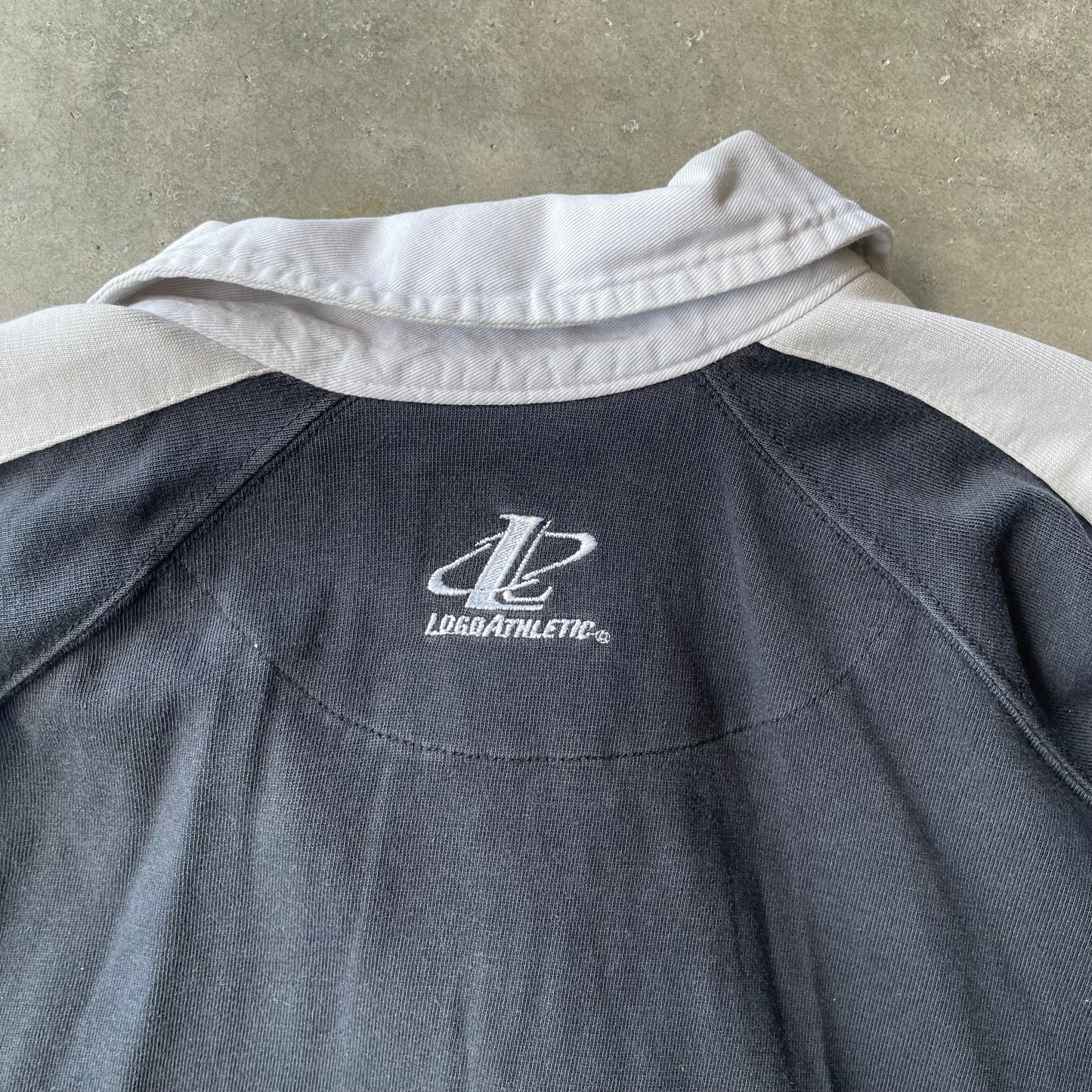 (XL) ‘96 Super Bowl Rugby Polo Long Sleeve Tee
