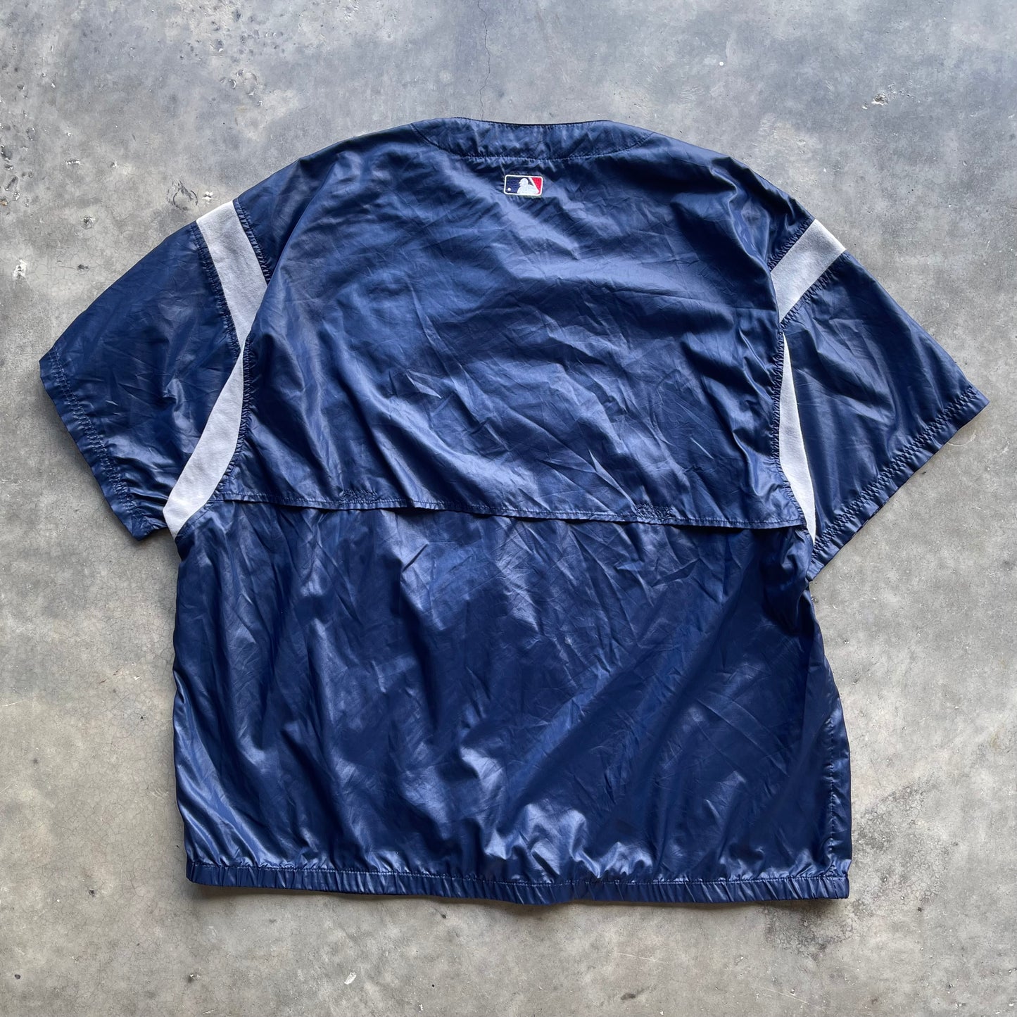 (XL) 90s New York Yankees MLB Batting Practice Pullover Windbreaker Jersey
