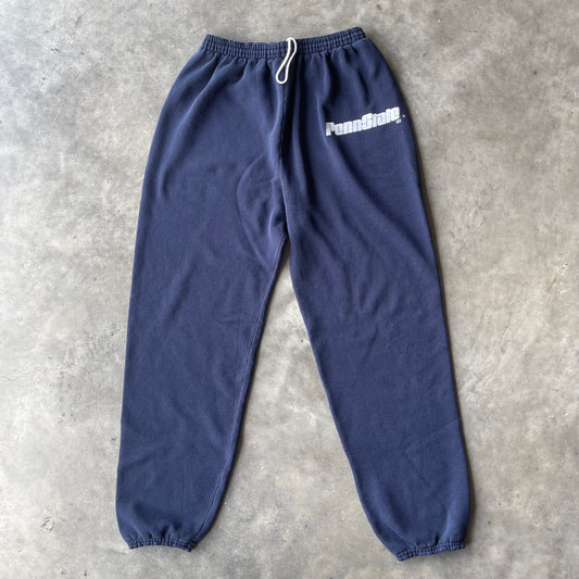 (L) 90s Penn State Navy Blue Sweatpants