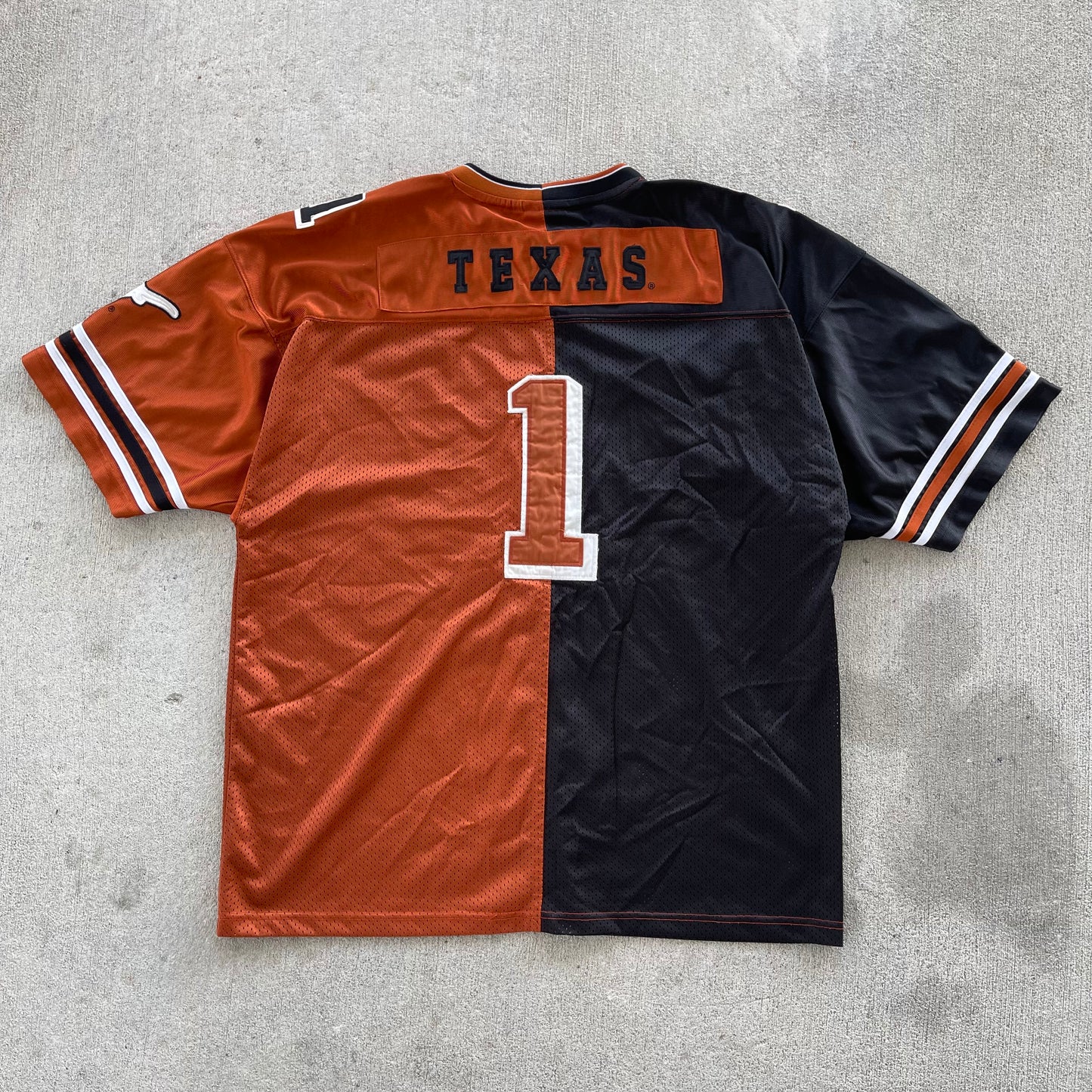 (2XL) Texas Colorblock Football Jersey