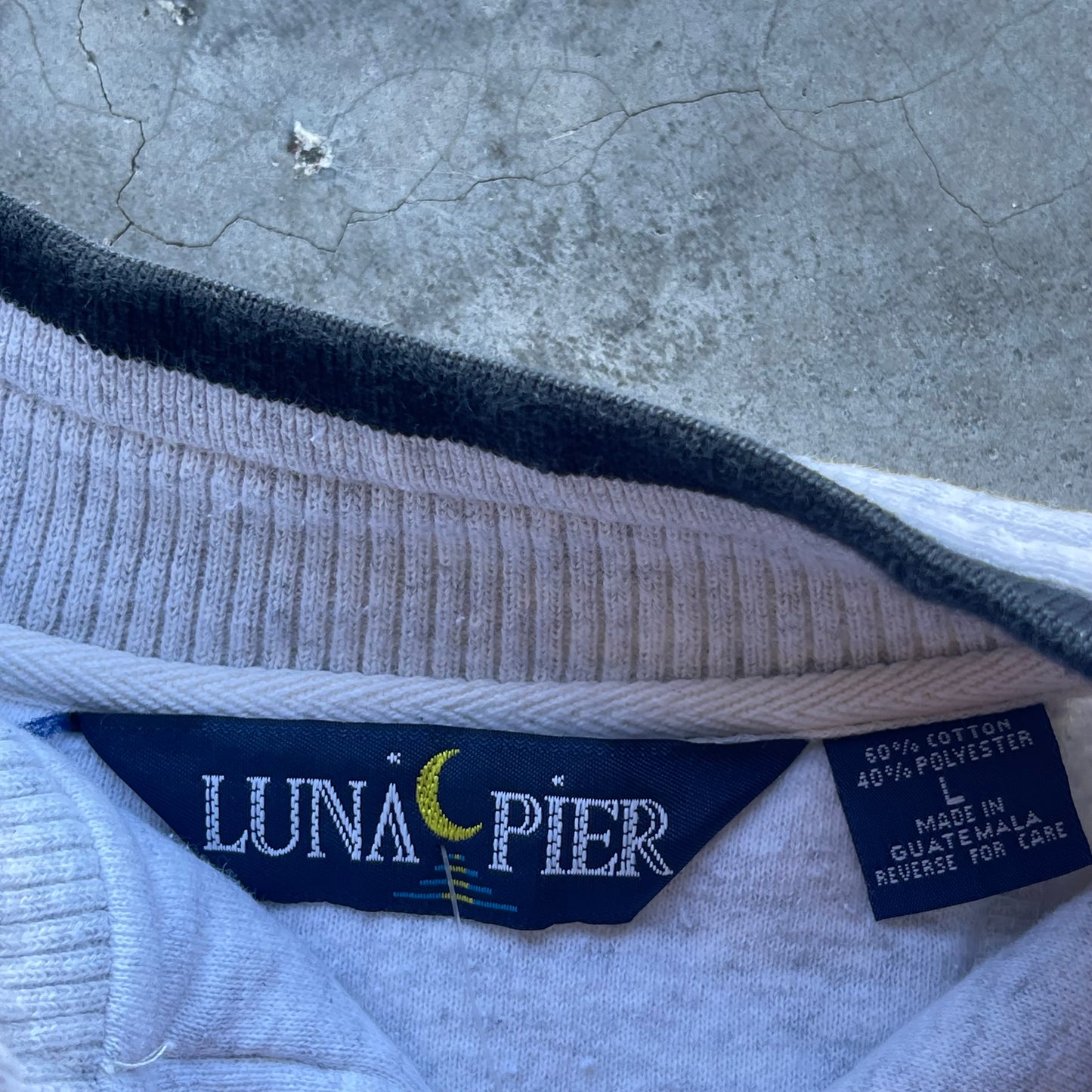 (L) Vintage UCF Knights Quarter Zip Sweater