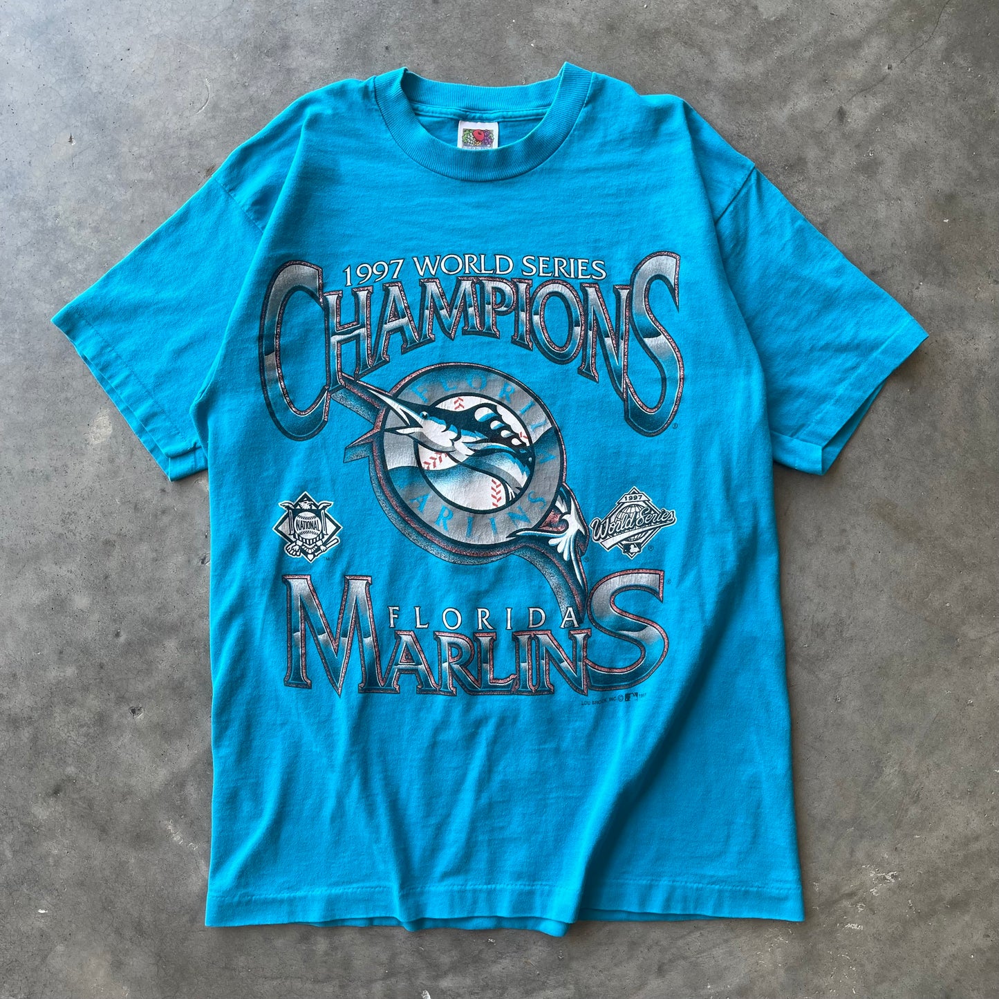 (M) ‘97 Florida Marlins MLB World Series Champions Graphic Tee