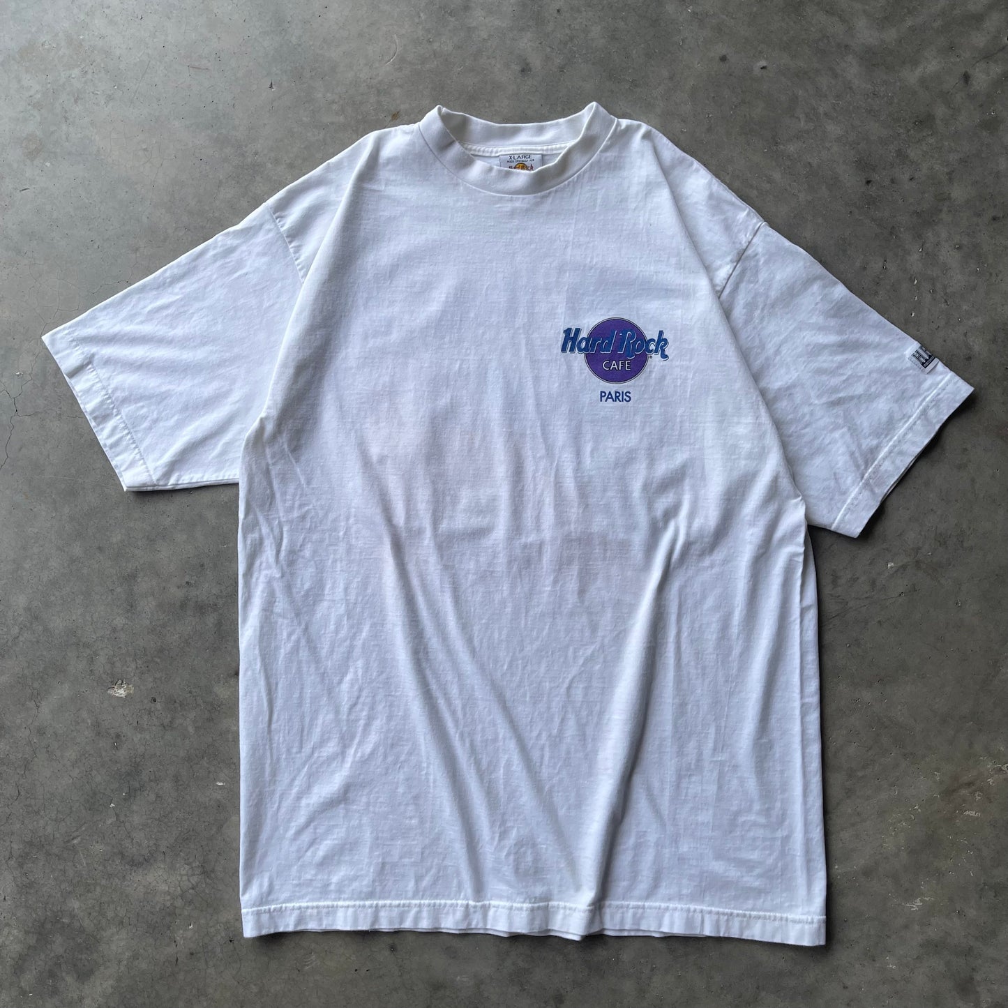 (XL) 90s Hard Rock Paris Graphic Tee