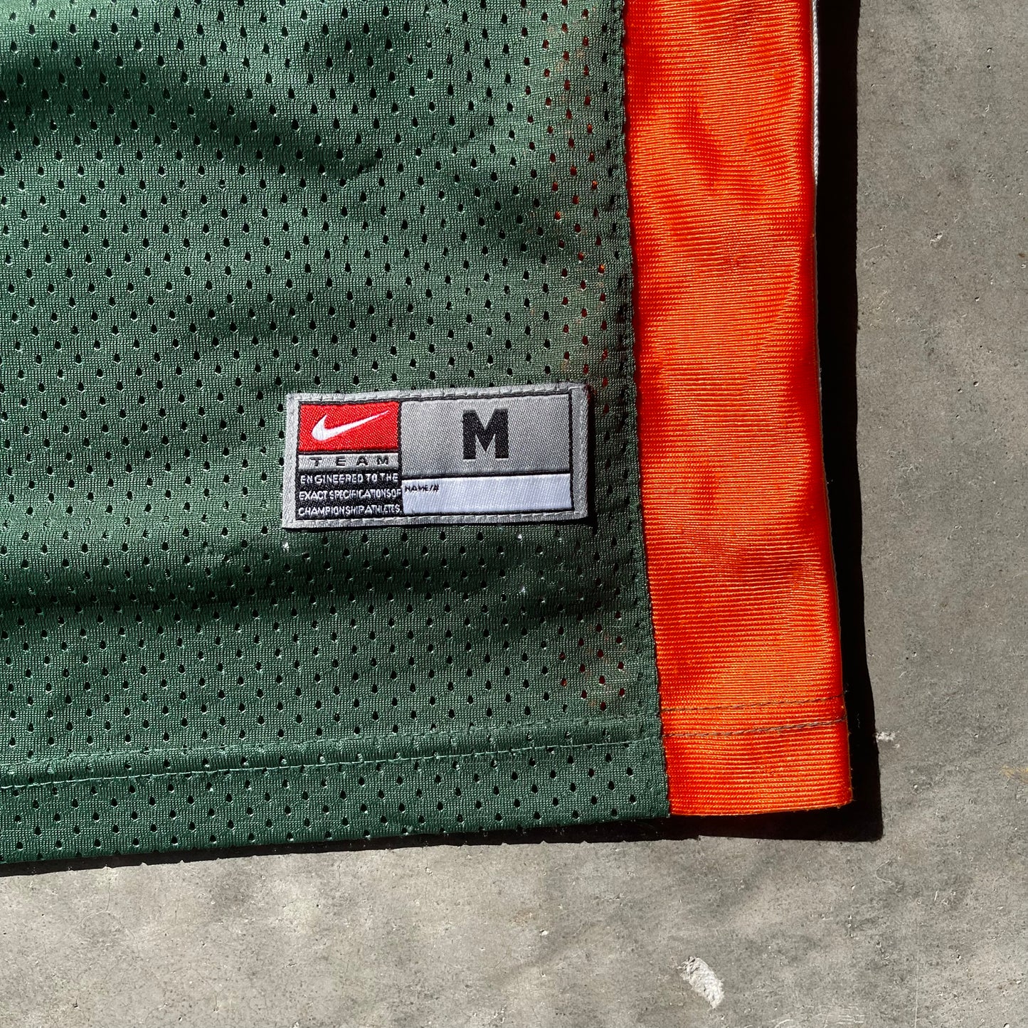 (S) 00s Nike University of Miami Hurricanes Player Football Jersey