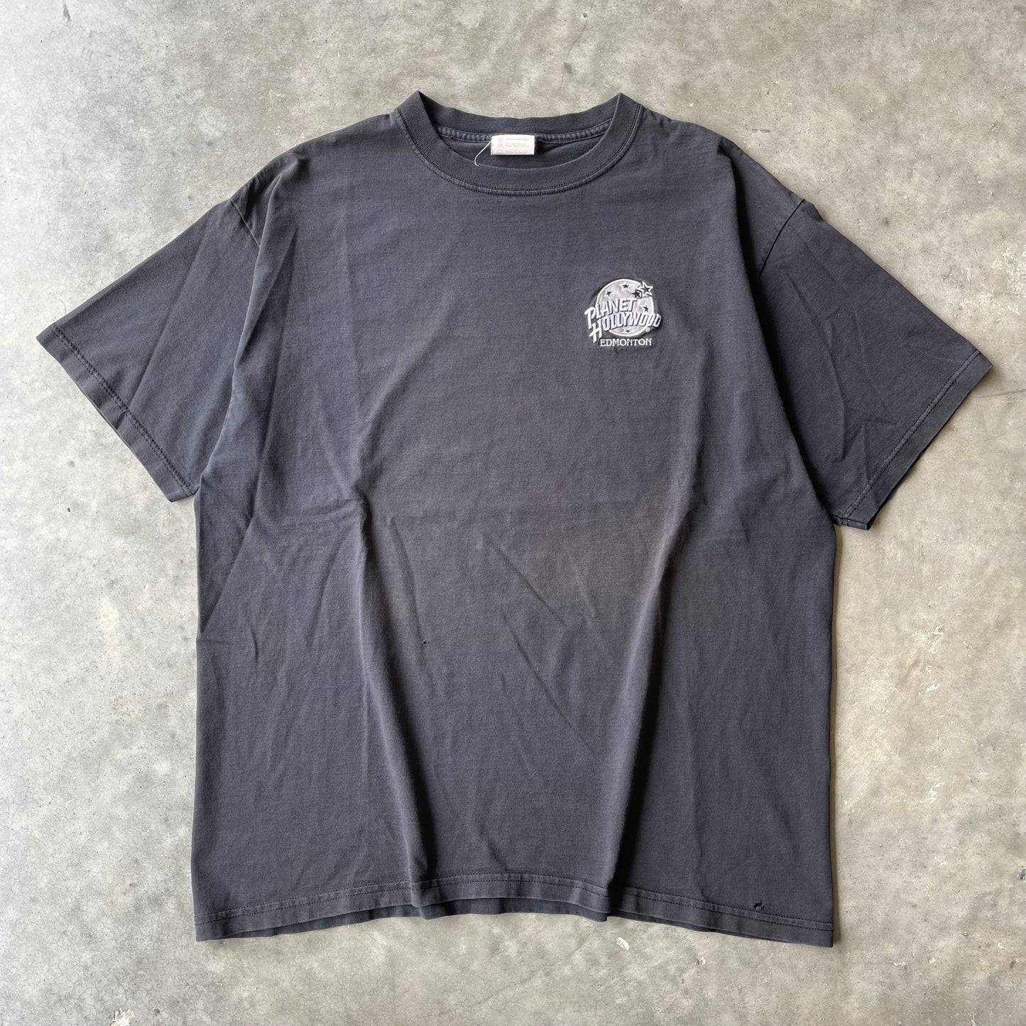 (XL) 90s Planet Hollywood "Edmonton" Embroidered Tee