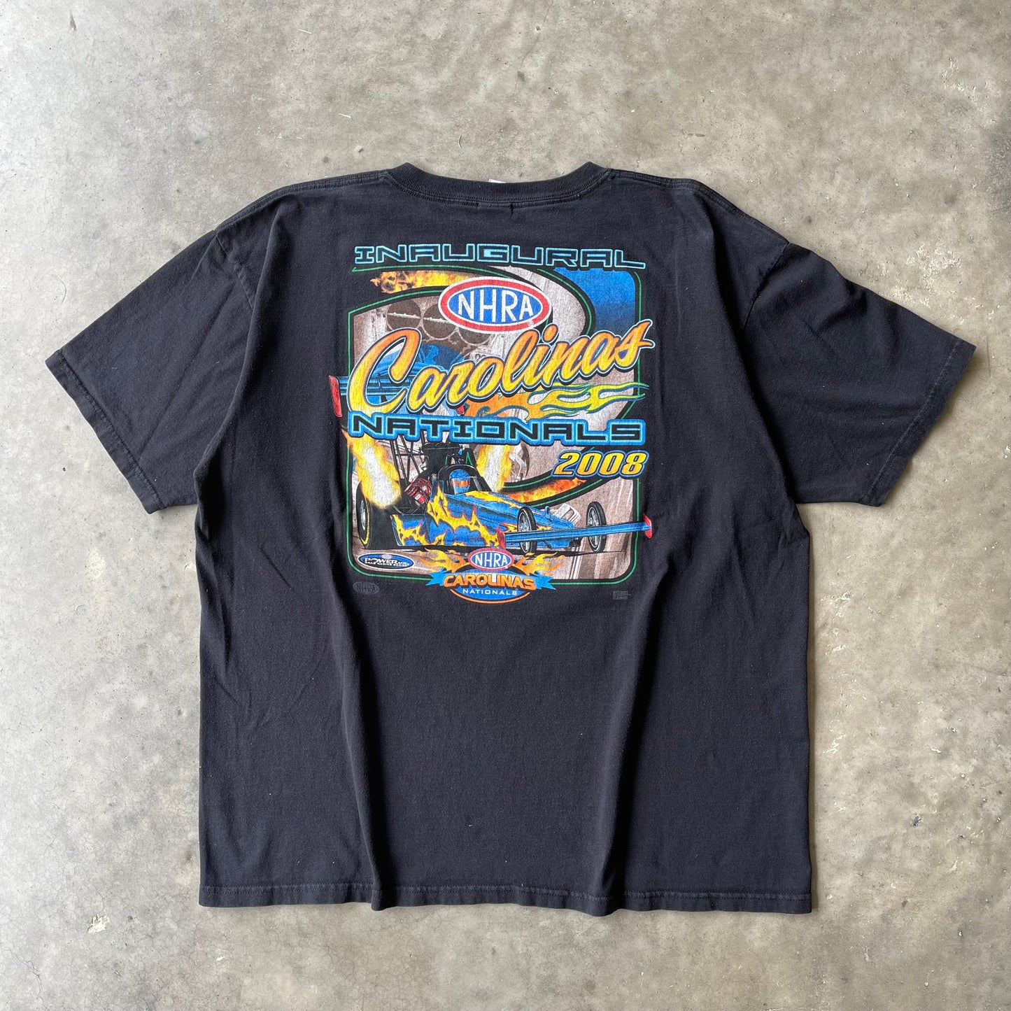 (2XL) '08 NHRA Carolinas Nationals Racing Tee