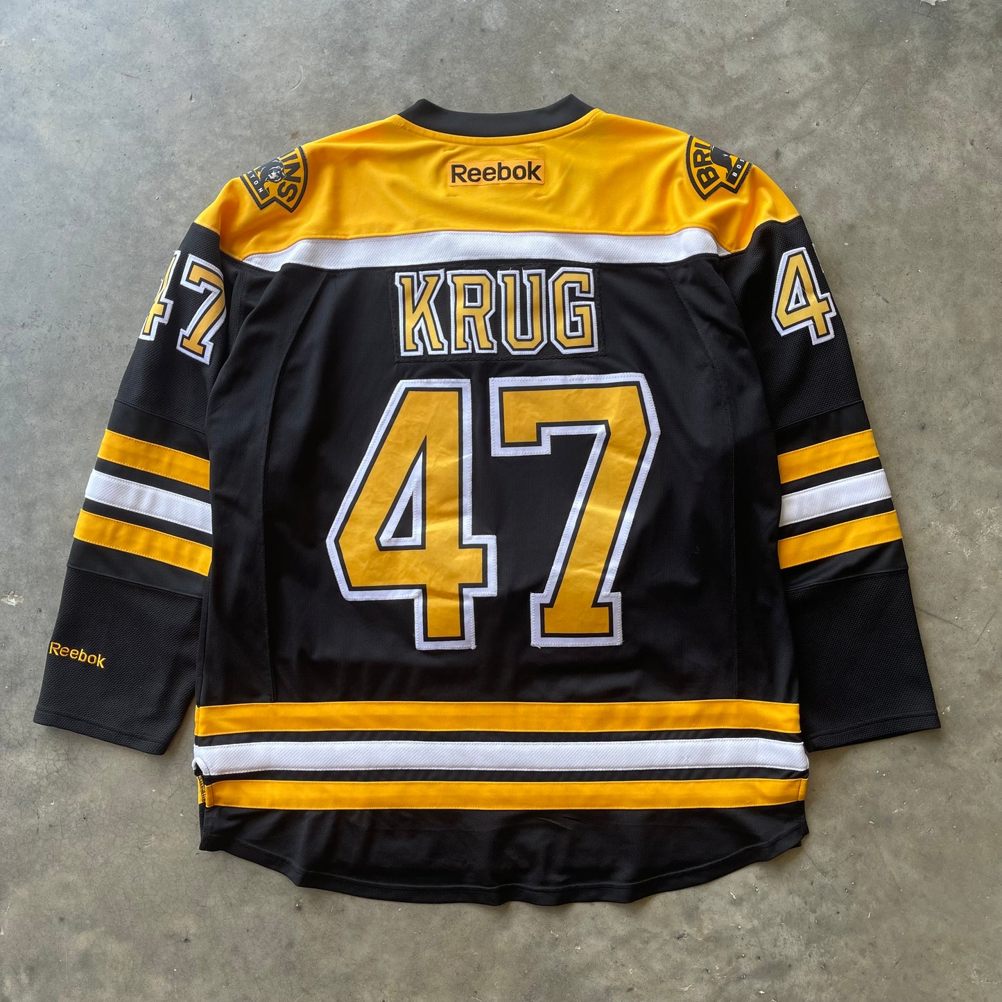 (2XL) NHL Boston Bruins Torey Krug #47 Hockey Jersey