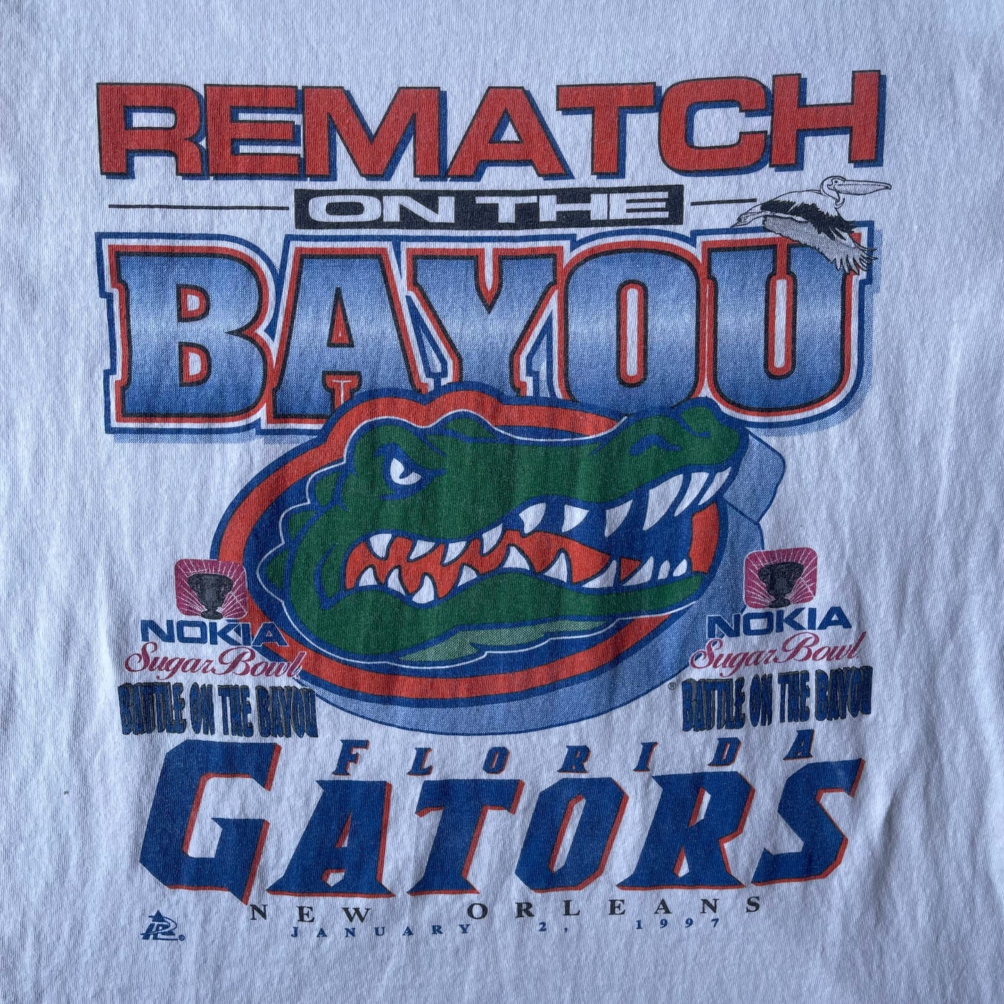 (M) '97 University of Florida Gators Sugar Bowl Football Tee