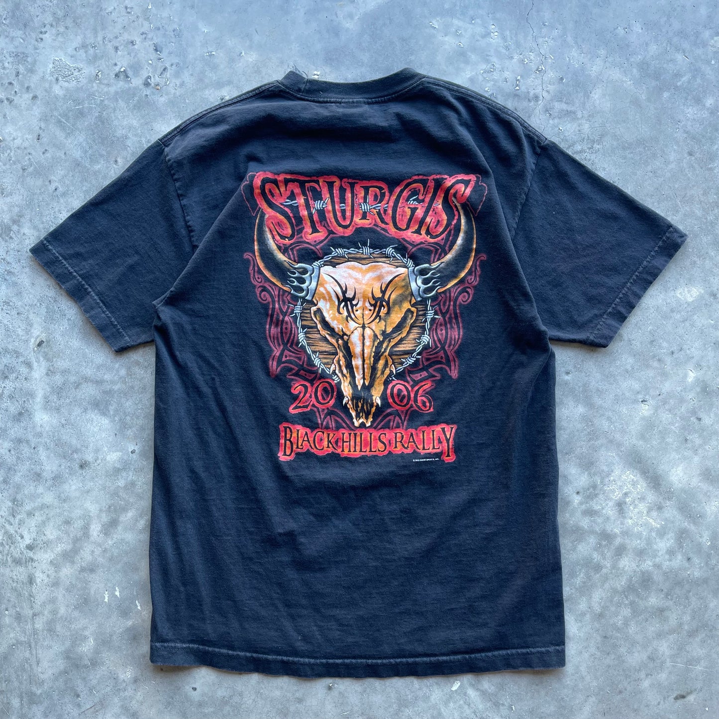 (M) '06 Sturgis Black Hills Rally Animal Skull Tee