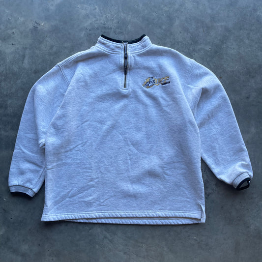 (L) Vintage UCF Knights Quarter Zip Sweater