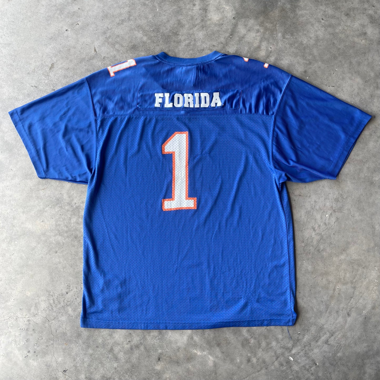 (L) 00s University of Florida Gators Mesh Football Jersey