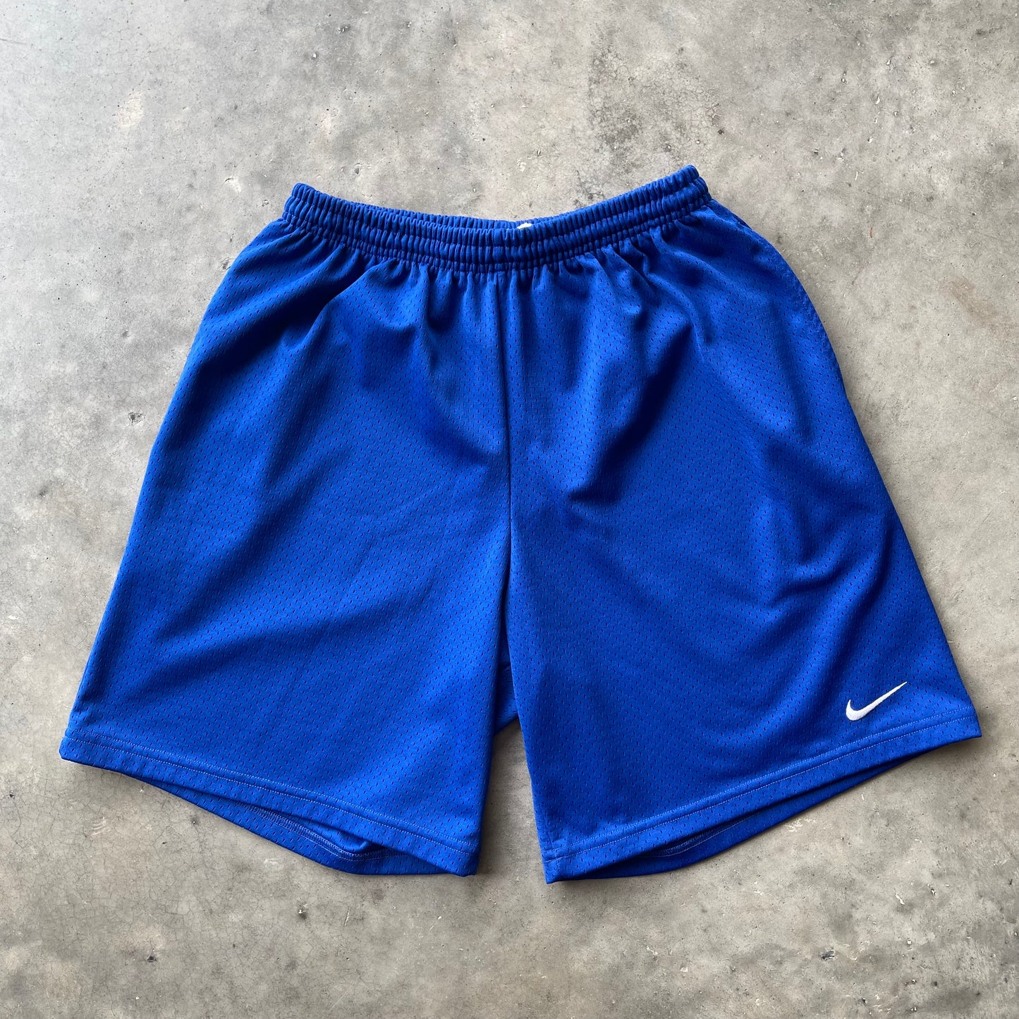 (M) 90s Nike Blue Mesh Shorts