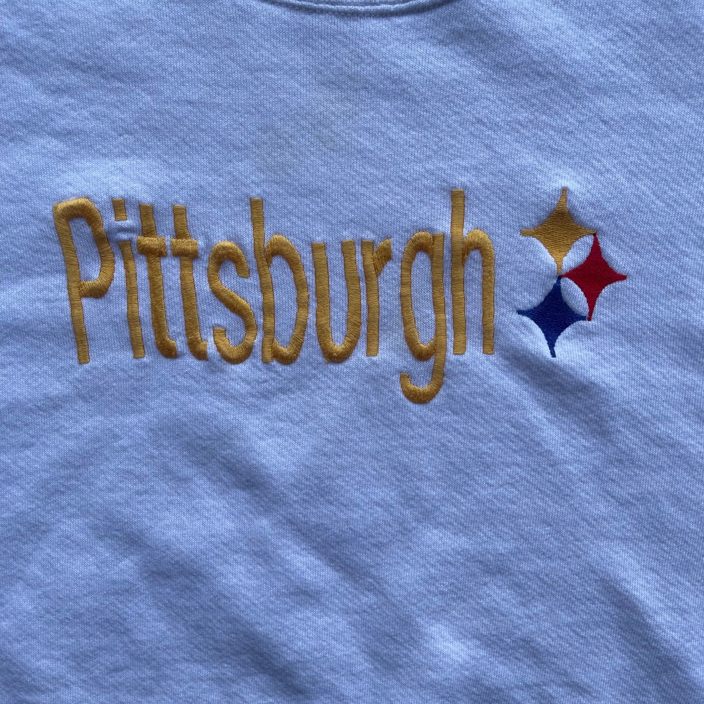 (XL/2XL) 90s Pittsburgh Steelers Embroidered Crewneck