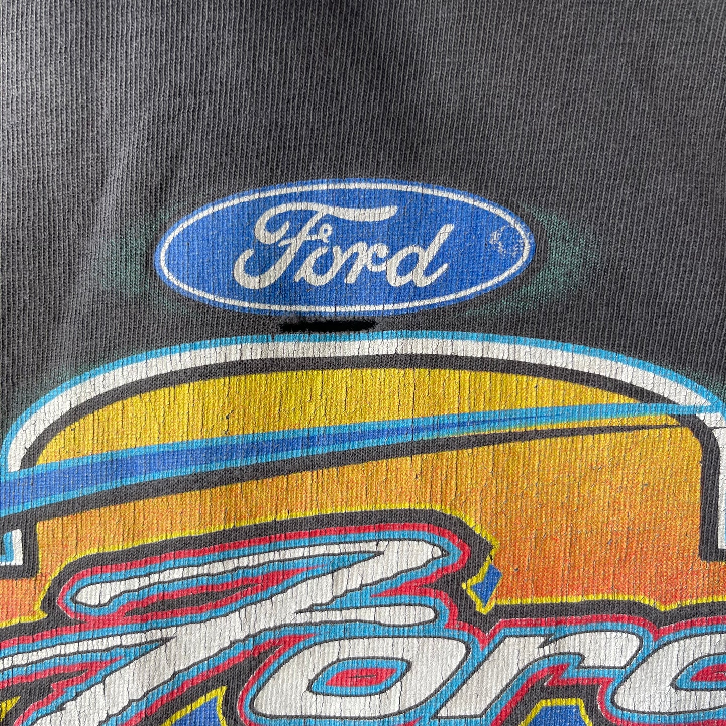 (M) 90s Ford 7 Series First Class Truck Graphic Thrashed Tee