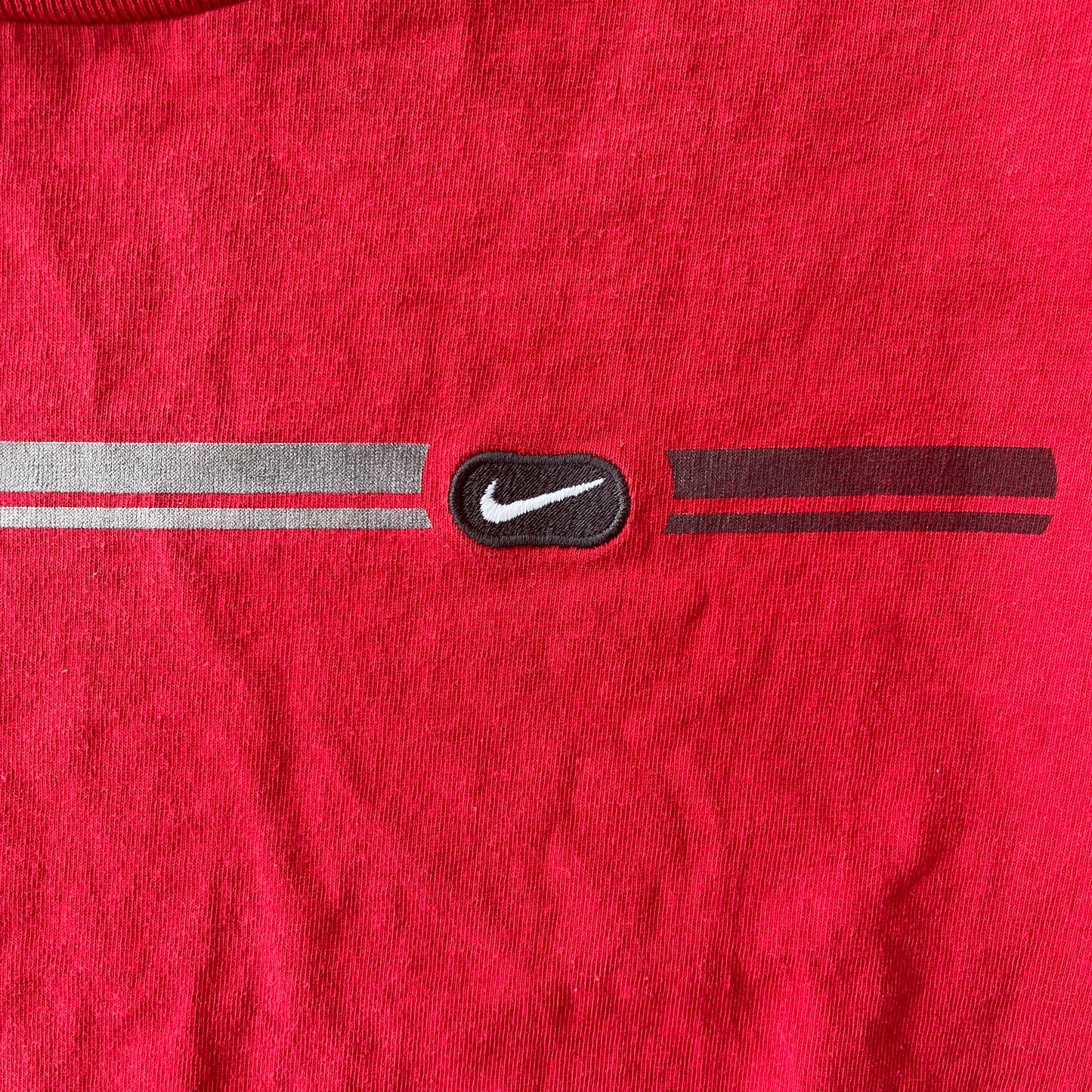 (XL) Y2K Nike Embroidered Swoosh Tee