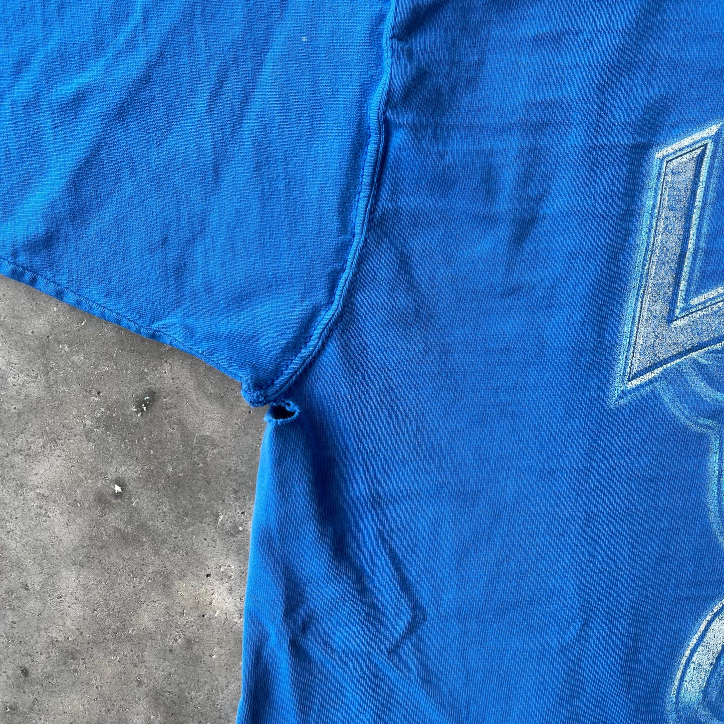 (M/L) Vintage Detroit Lions Thrashed Tee
