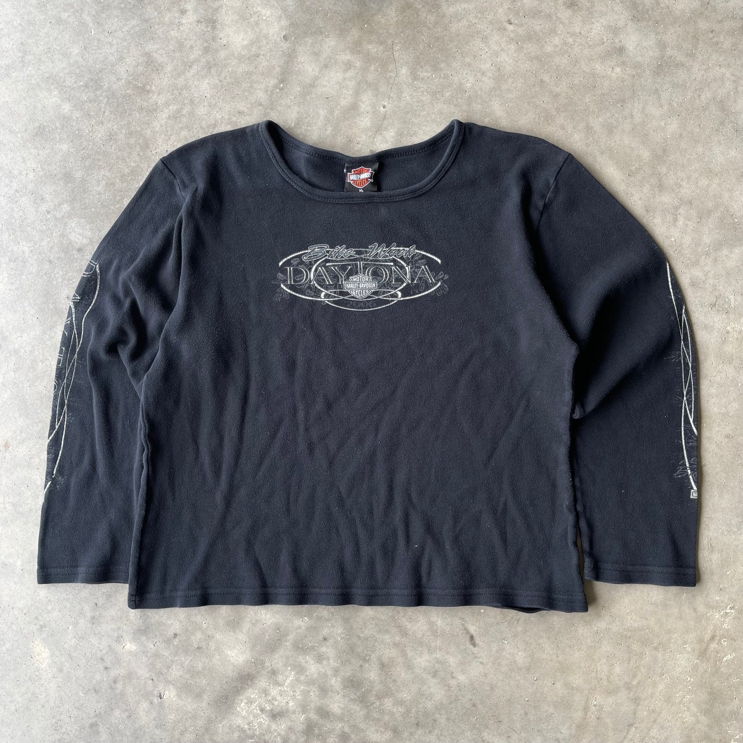 (Women's XL) '06 Harley Davidson Daytona Bike Week Long Sleeve Tee
