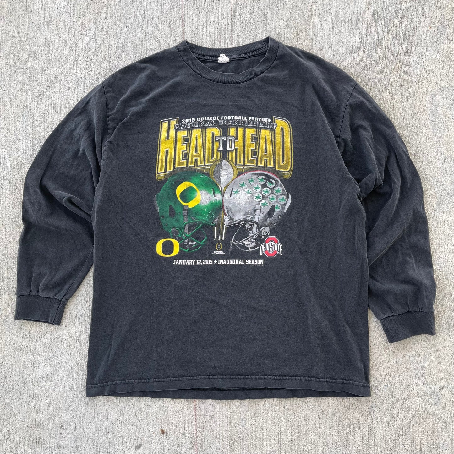 (M/L) 2015 Oregon vs Ohio State Long Sleeve Tee