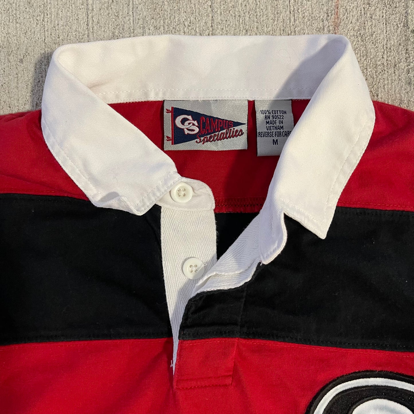 (M) 00s University of Georgia Long Sleeve Polo
