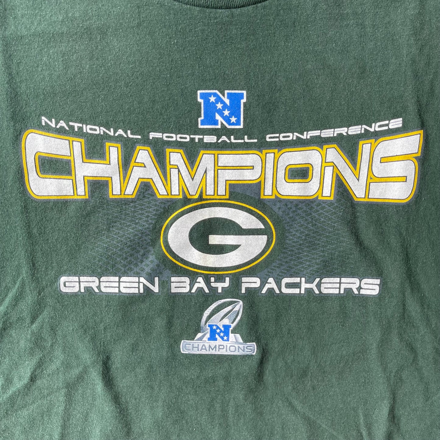 (L) 00s Green Bay Packers Champions Tee