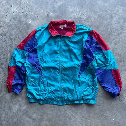 (L) 90s Nike Multi Color Windbreaker