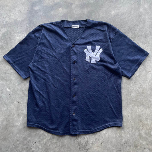 (XL) 90s Adidas New York Yankees Mesh Jersey