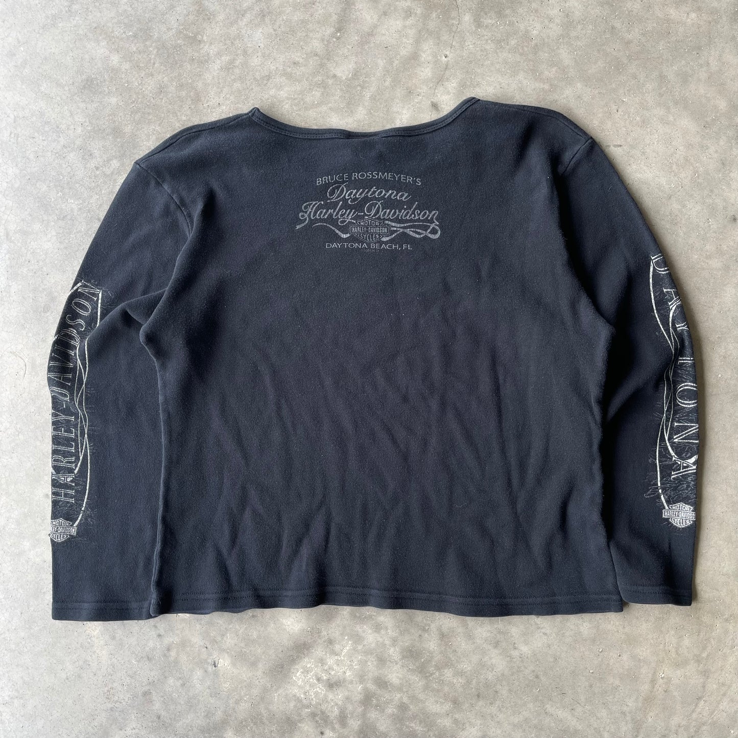 (Women's XL) '06 Harley Davidson Daytona Bike Week Long Sleeve Tee