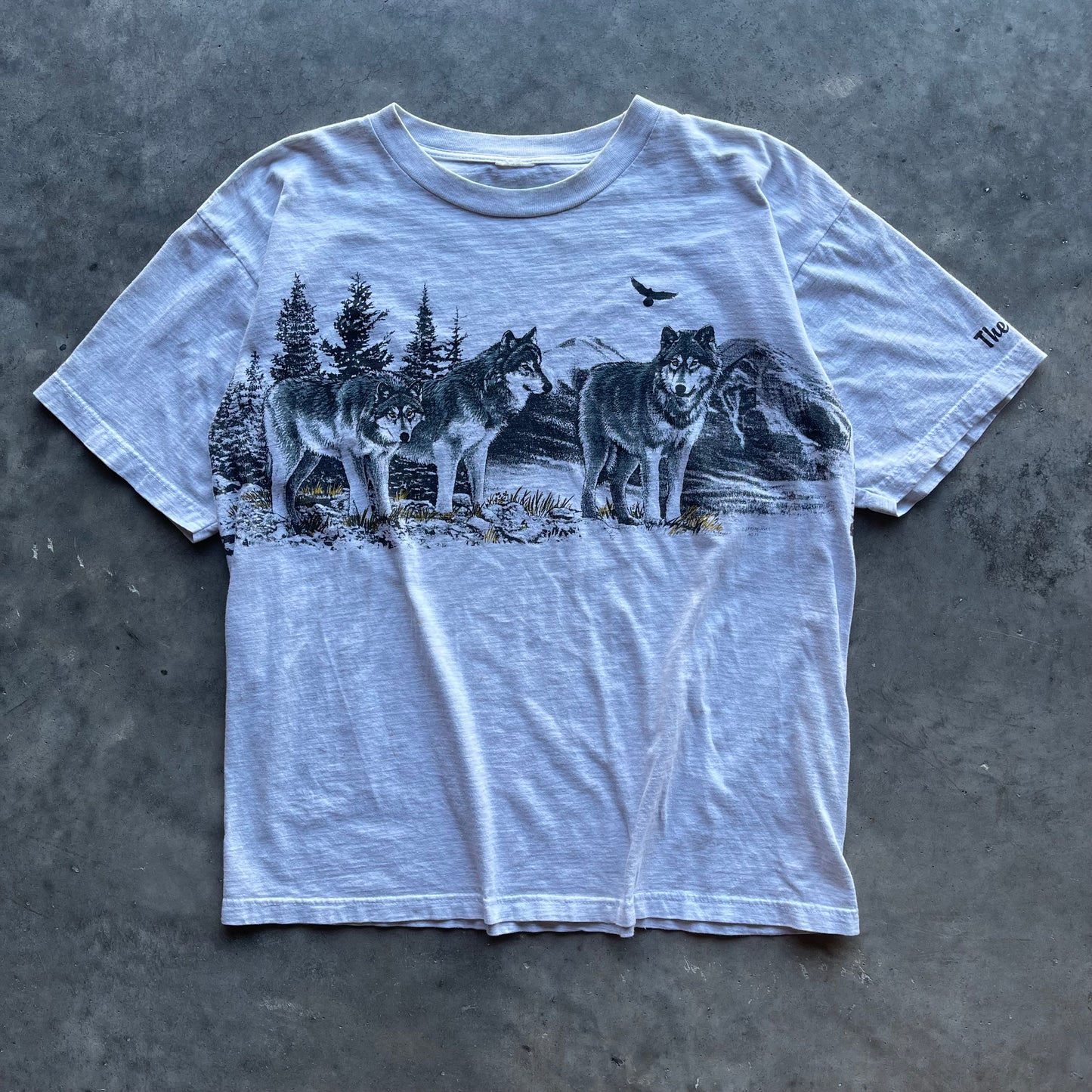 (L) 90s Nature Wolves AOP Tee