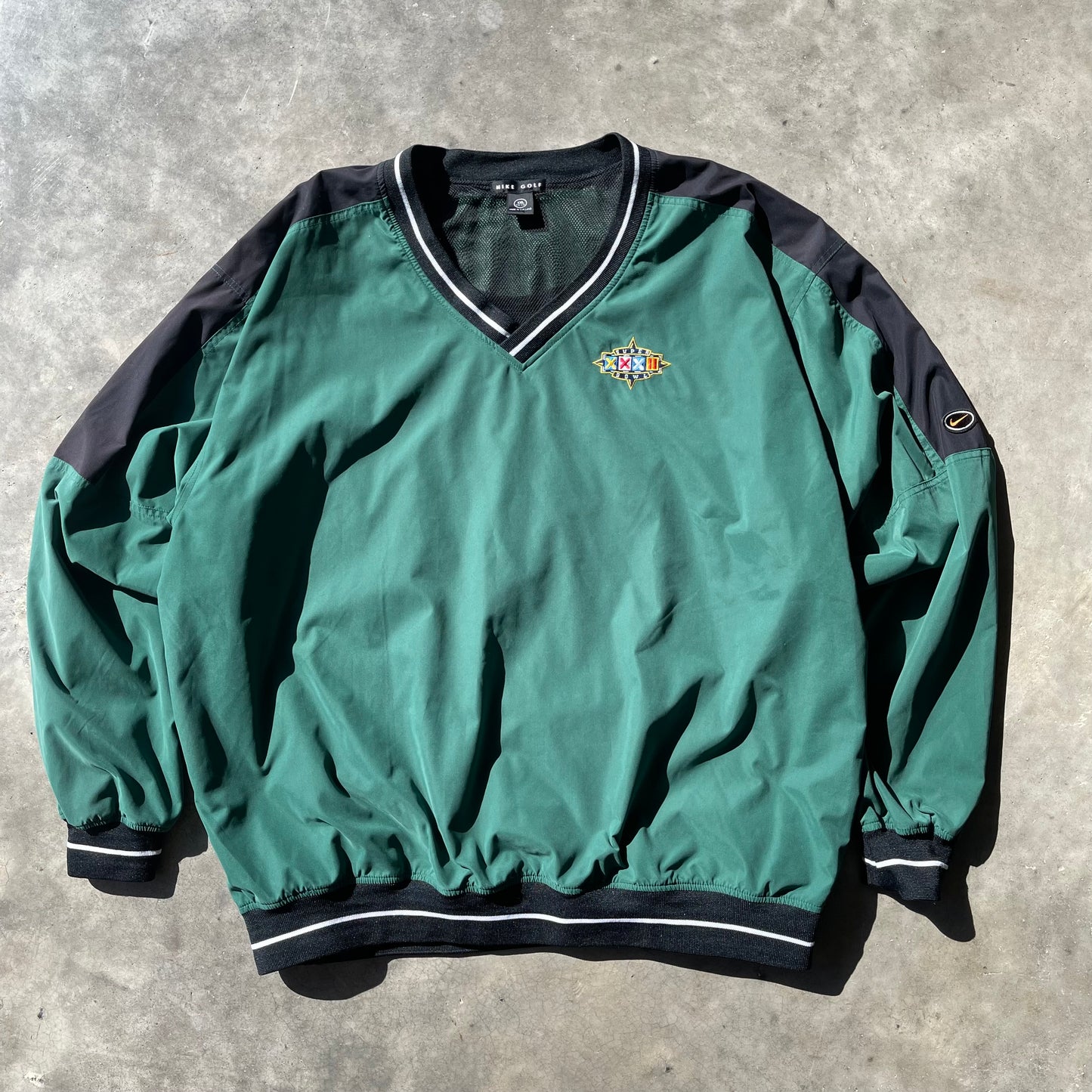 (2XL) '98 Super Bowl Nike Golf Pullover Windbreaker