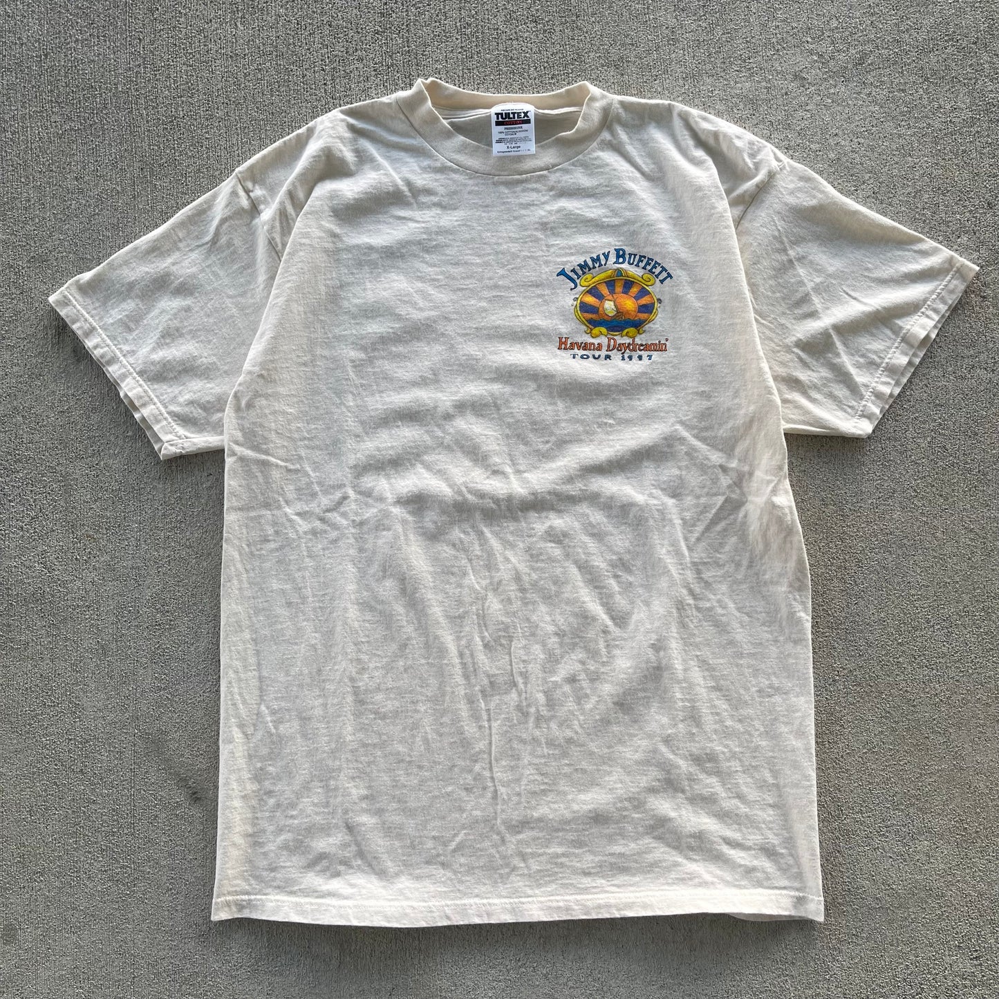 (L) 1997 Jimmy Buffett Havana Daydreamin' Tour Tee