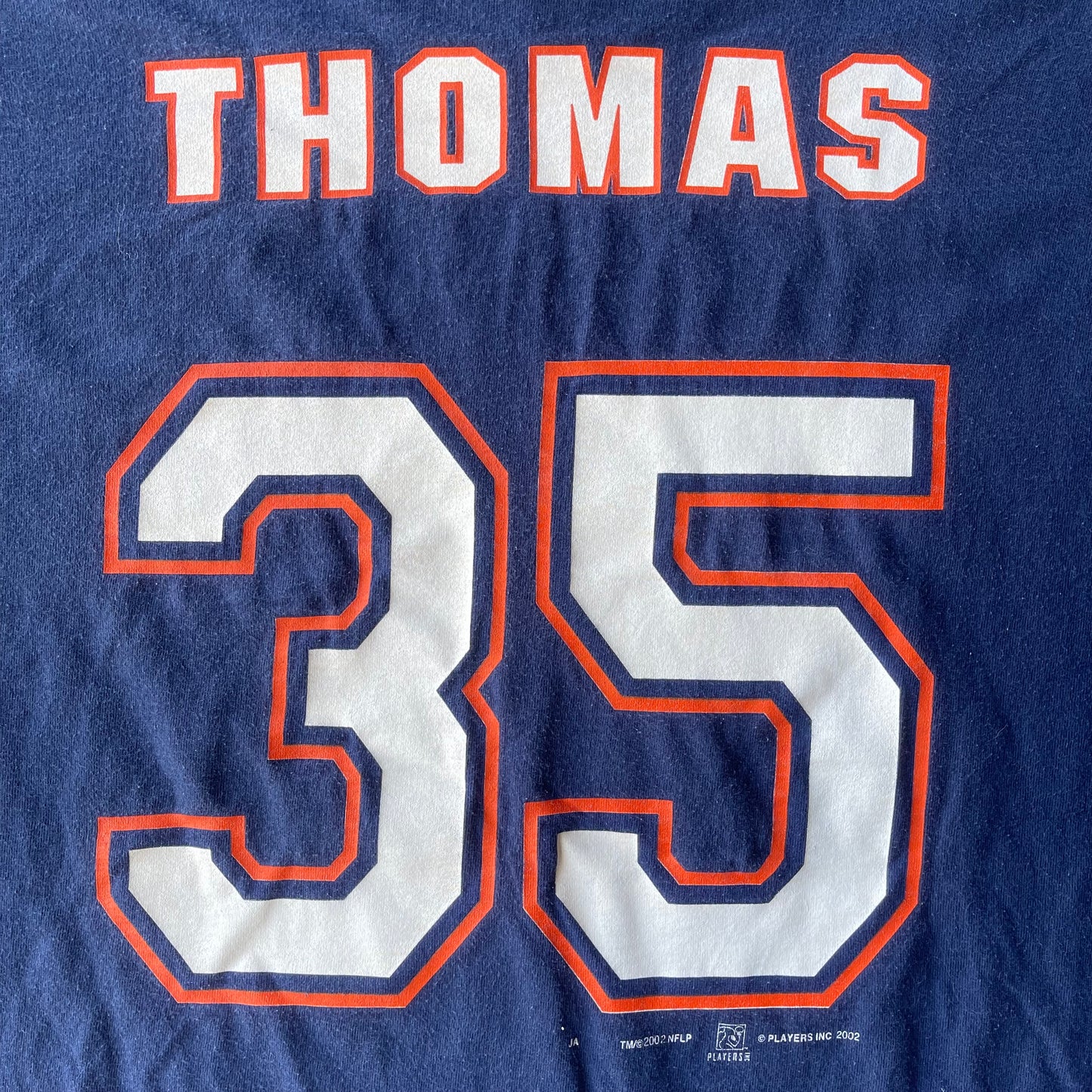 (L) '02 Chicago Bears "Anthony Thomas" NFL Tee