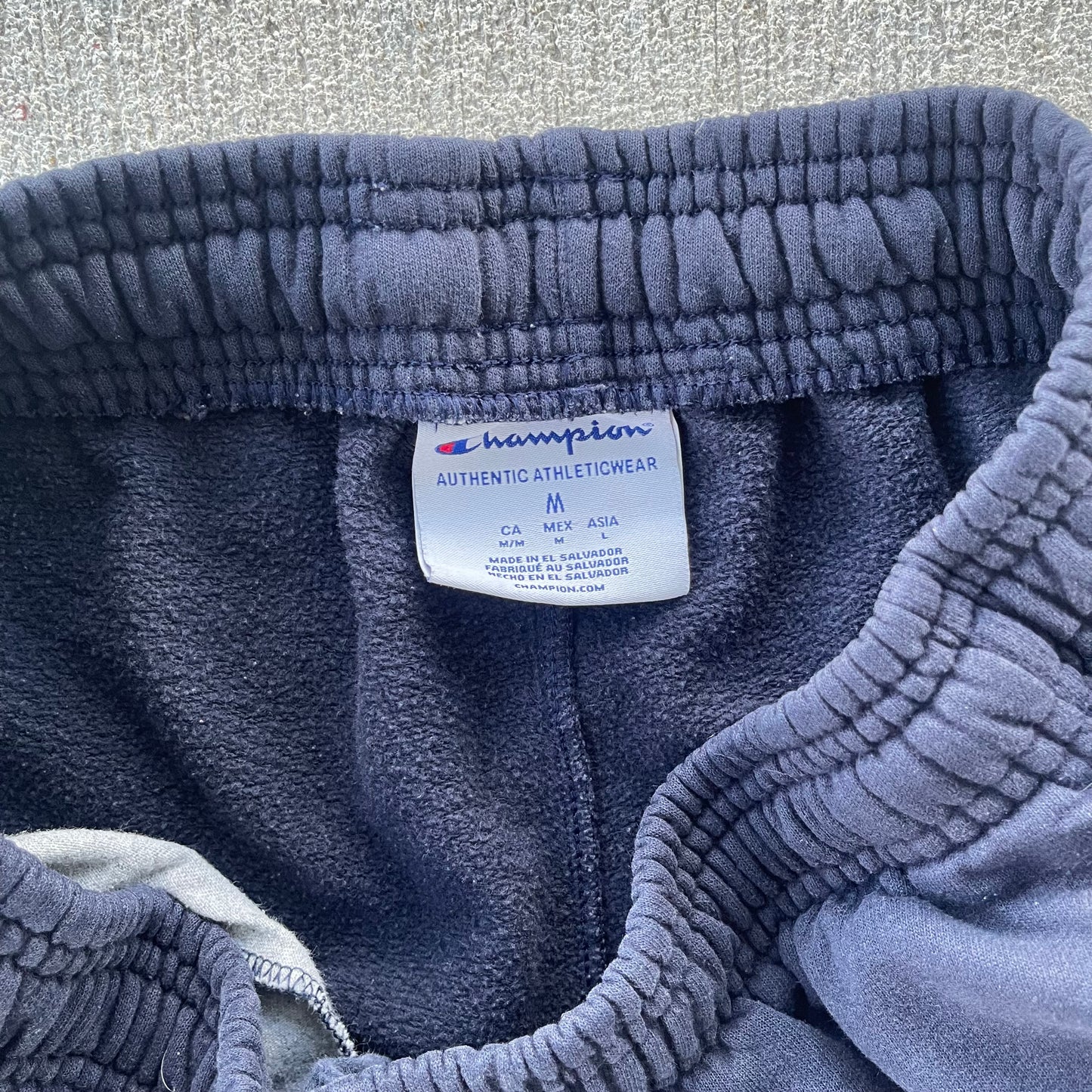 (M) 00s Champion Navy Blue Sweatpants