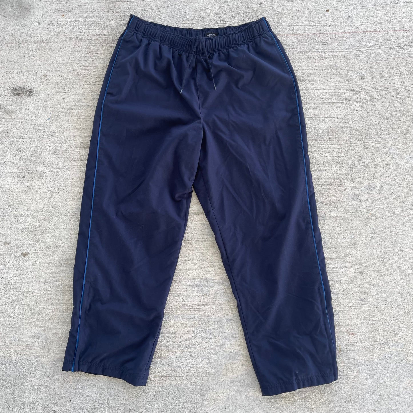 (L) Tek Gear Navy Blue Track Pants