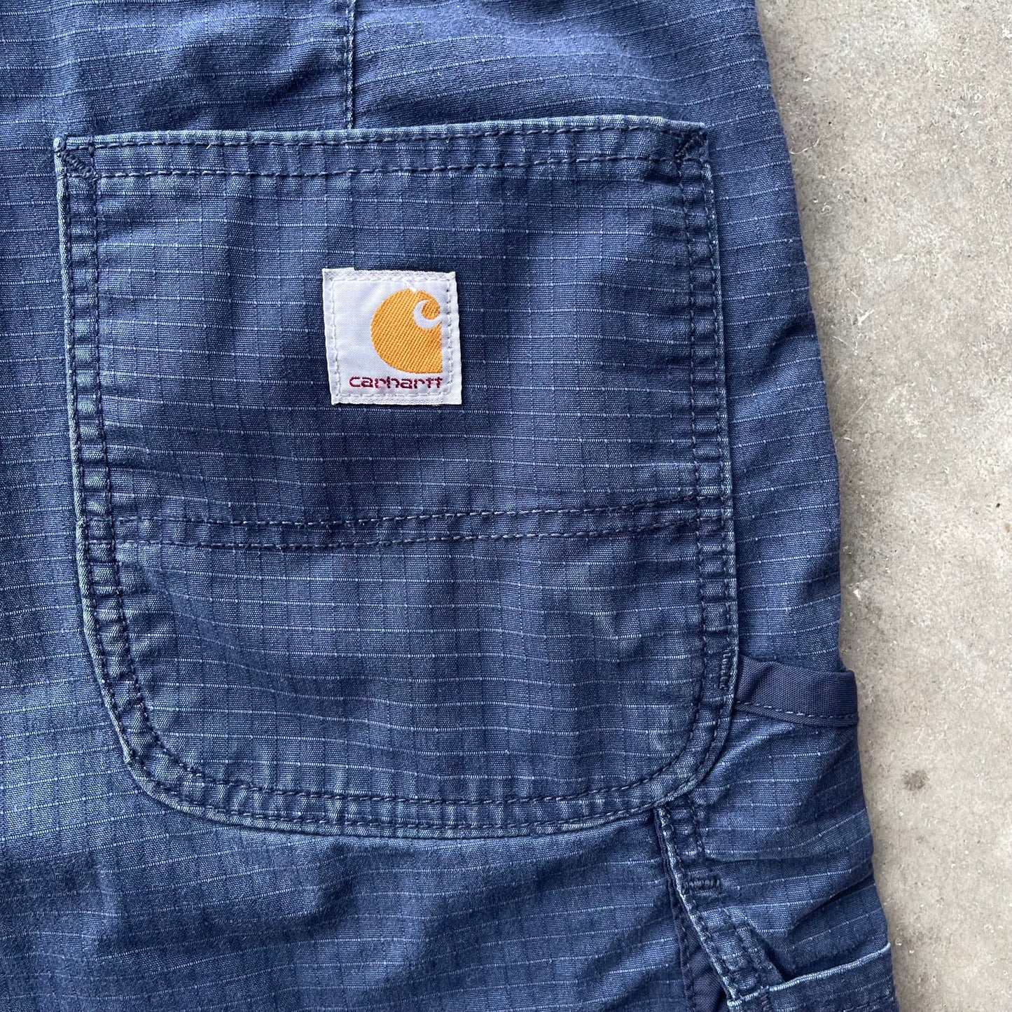 (34W) Carhartt Carpenter Navy Blue Shorts
