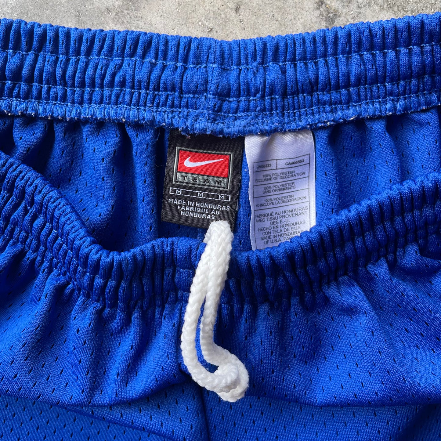 (M) 90s Nike Blue Mesh Shorts