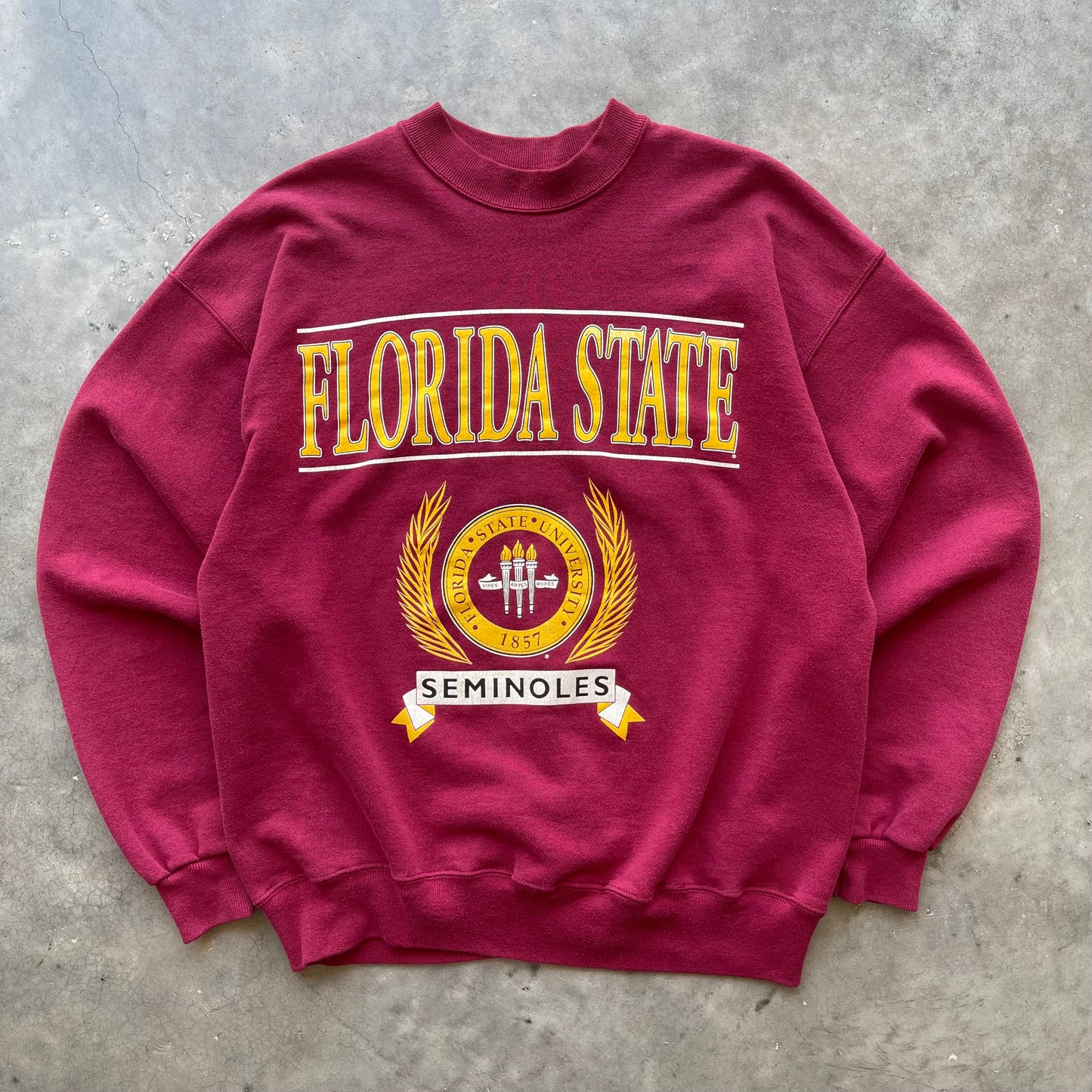 (L) 90s Florida State University FSU Crewneck