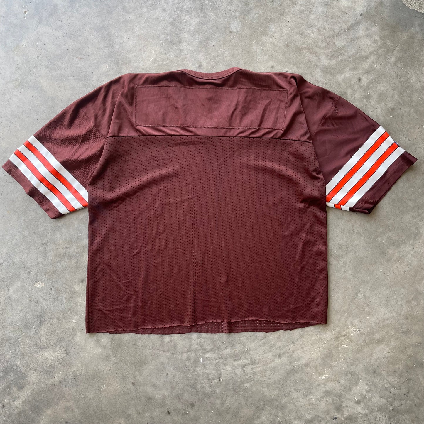 (XL) 00s Cleveland Browns Colorway Cropped Champion Football Jersey