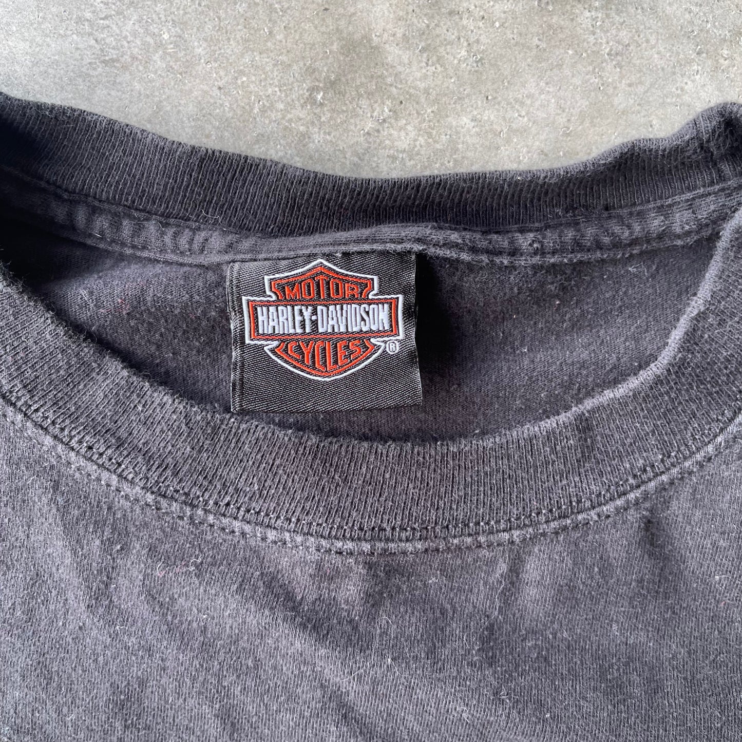 (L) Harley Davidson Girl/Dragon Motorcycle Tee