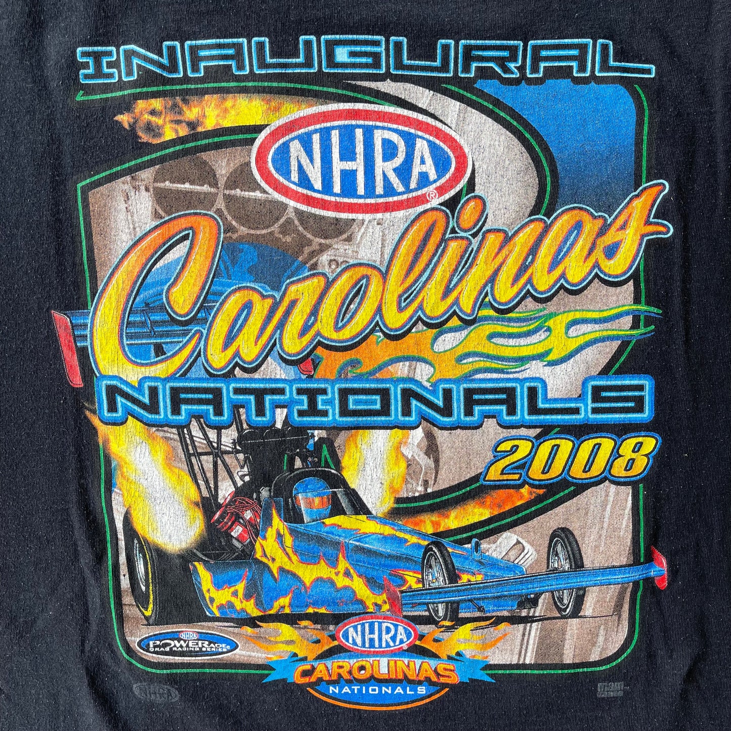 (2XL) '08 NHRA Carolinas Nationals Racing Tee
