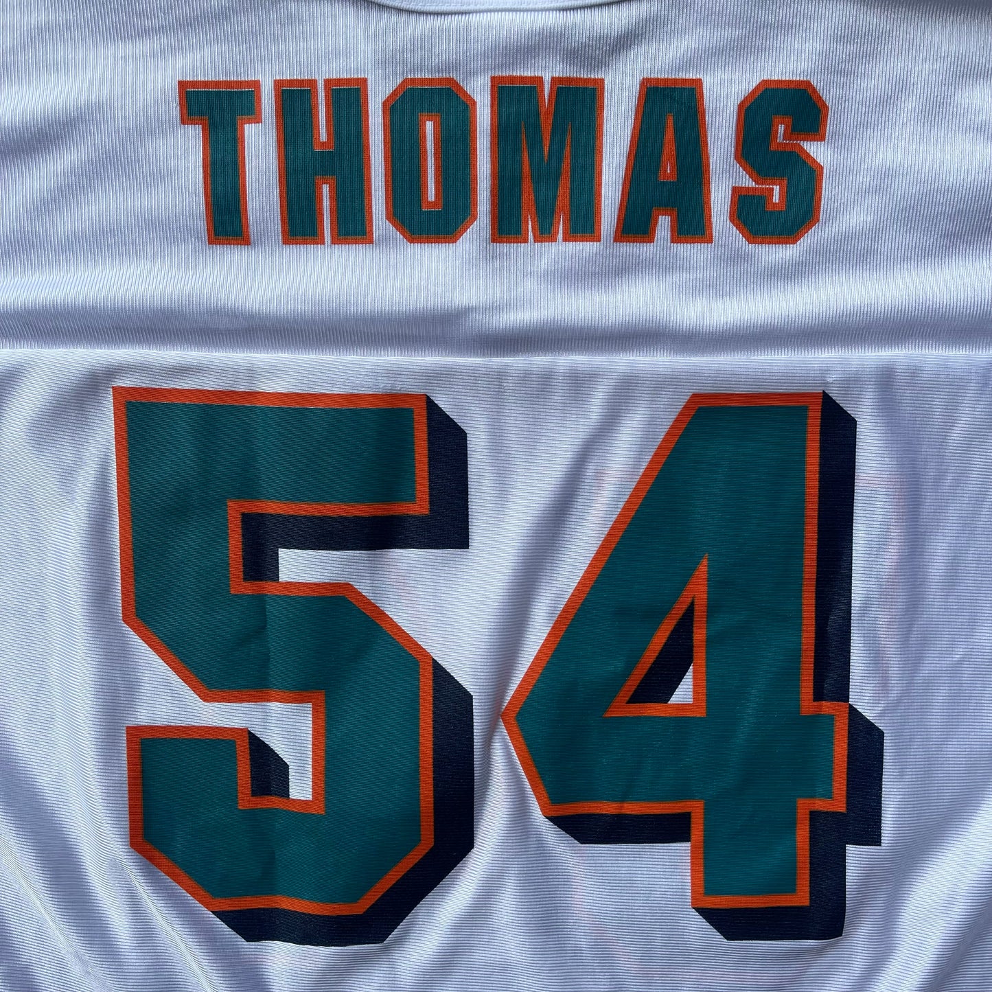 (L) 00s Miami Dolphins Zach Thomas Football Jersey