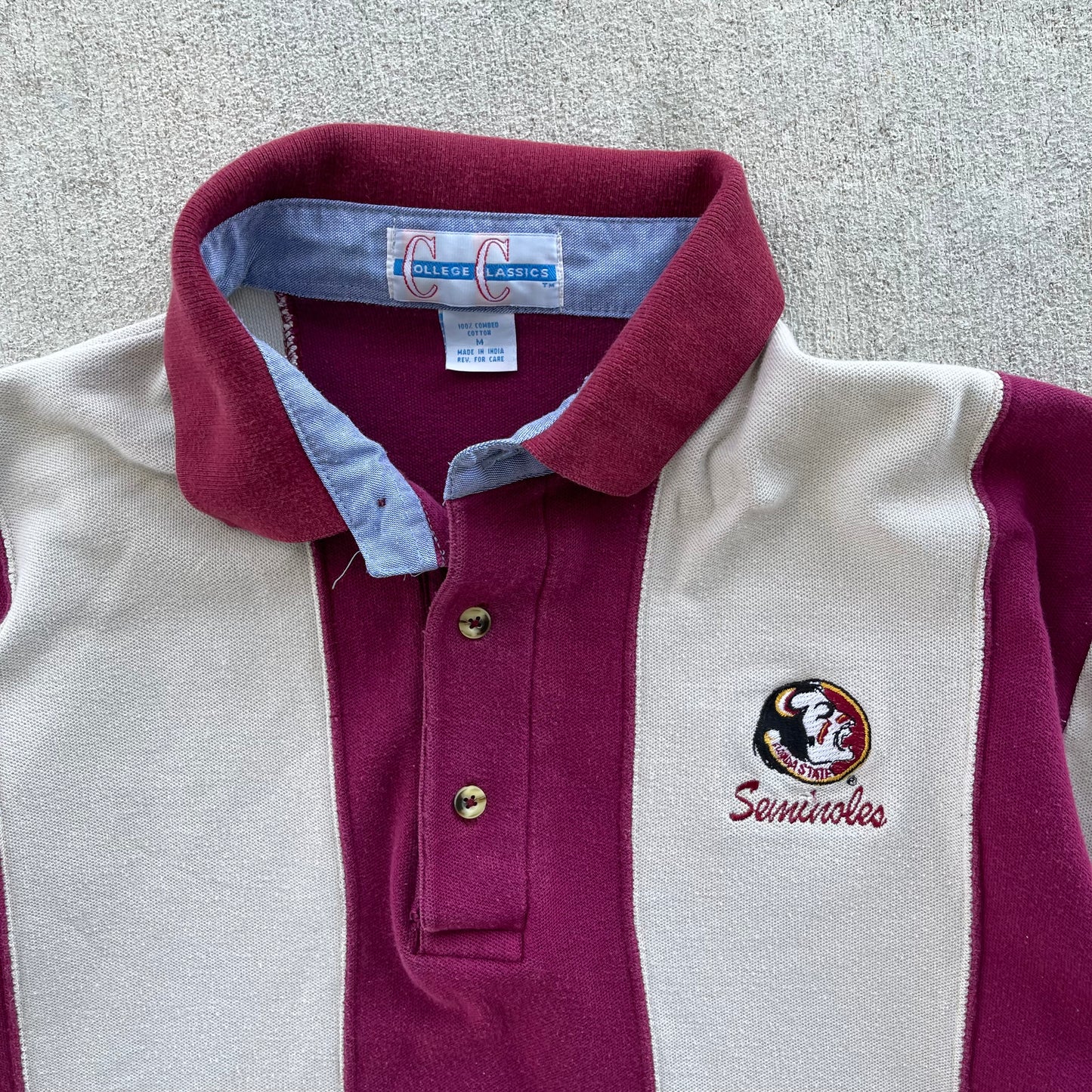 (M) 90s Florida State University Seminoles Polo