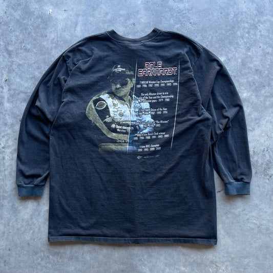(XL/2XL) '00s Dale Earnhardt Nascar Champion Long Sleeve Tee