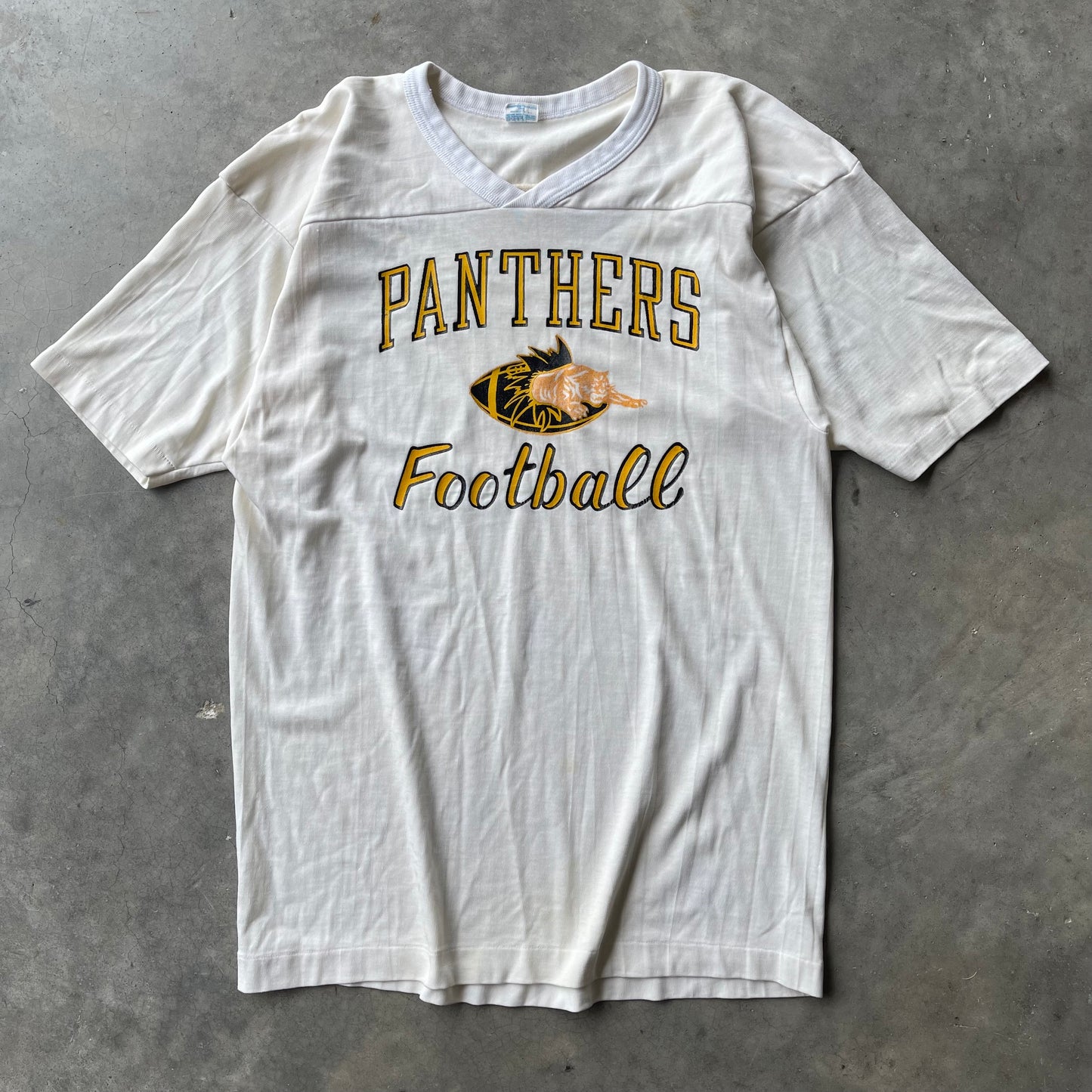 (L) 70s University of Pittsburgh Panthers Football Jersey Tee