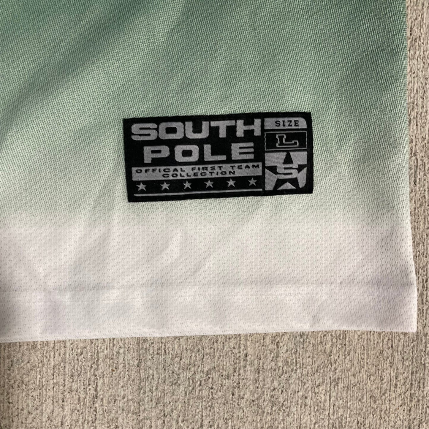 (L/XL) 00s SouthPole Green Football Jersey