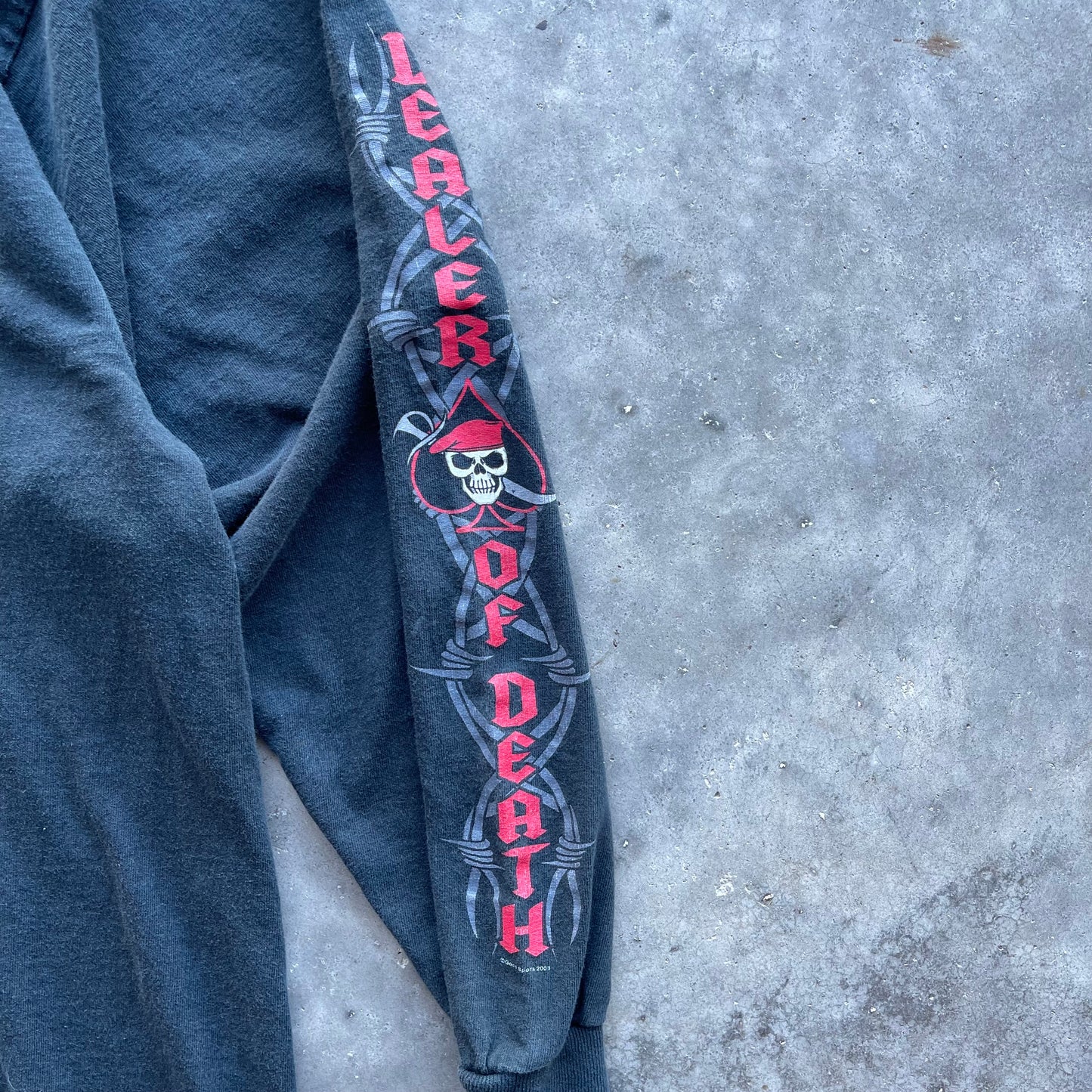 (XL) '06 Spring Rally Biker "Dealer of Death" Long Sleeve Tee