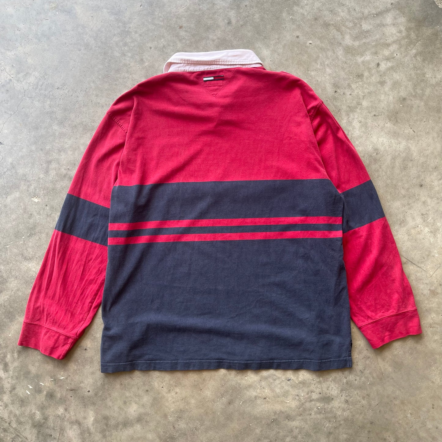(2XL) Vintage Tommy Hilfiger Rugby Polo