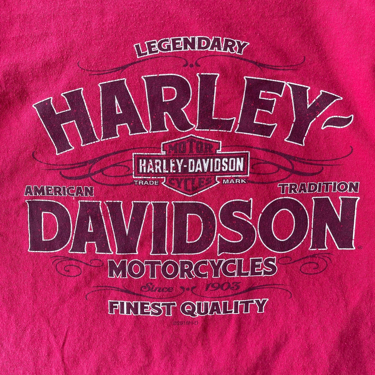 (L) Harley Davidson "Six Bends" Long Sleeve Tee