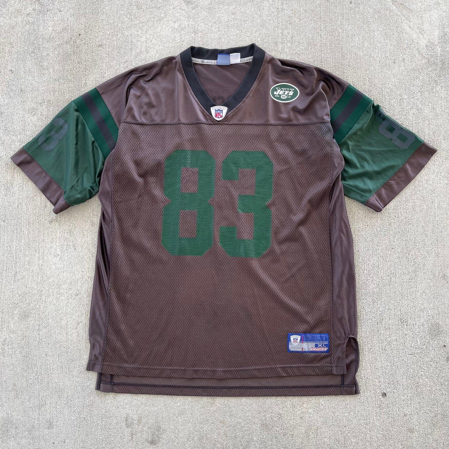 (2XL) 00s New York Jets 'Santana Moss' Football Jersey